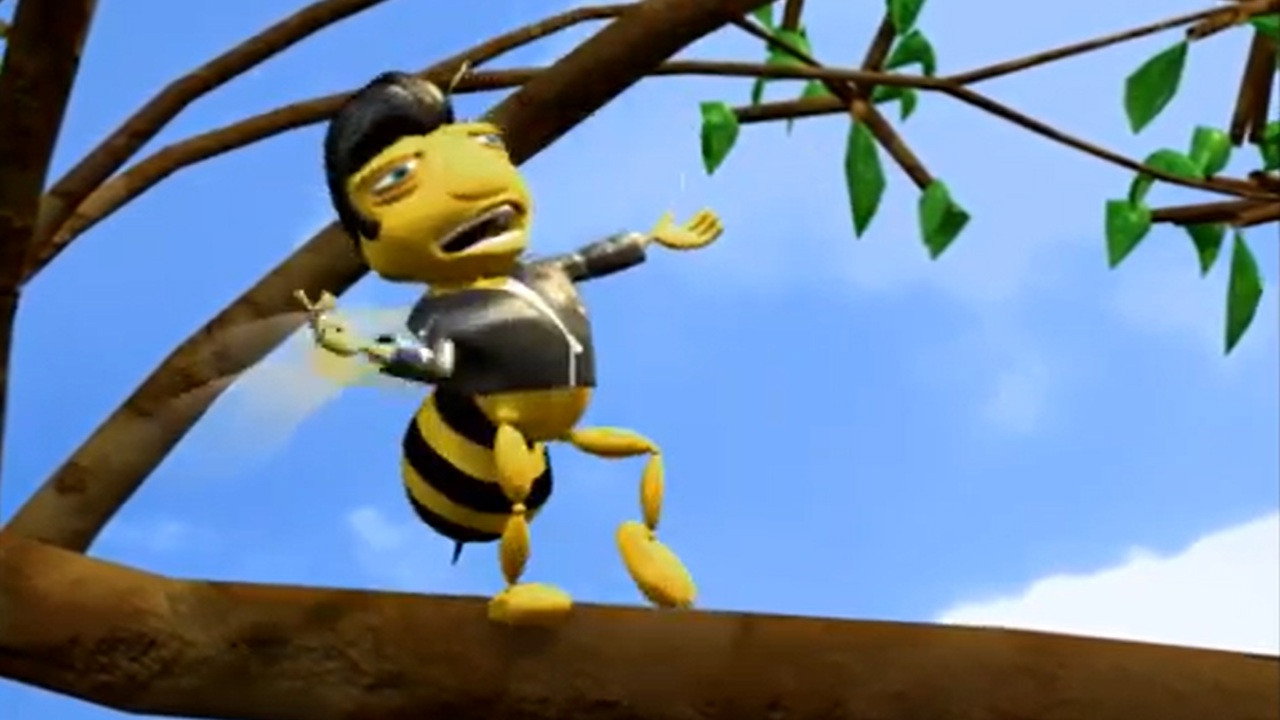 Scen från Hermie & Friends: Buzby, the Misbehaving Bee