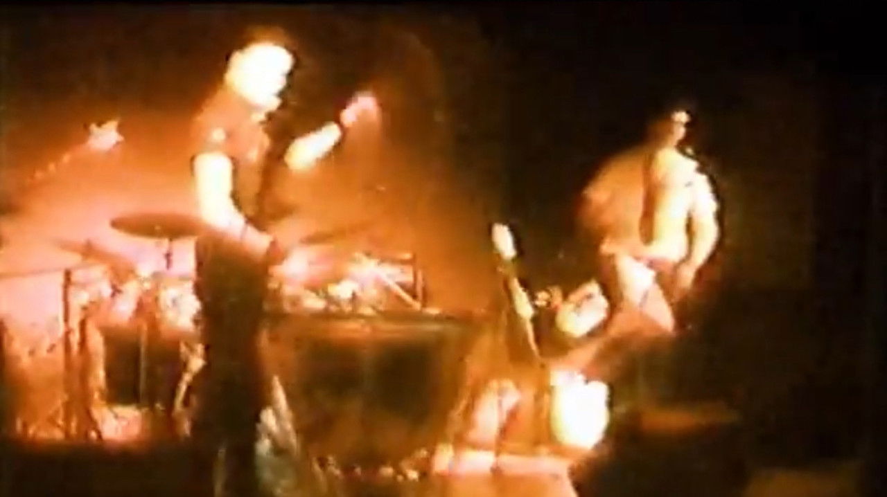 Death In June: The Fridge, London 1982 backdrop