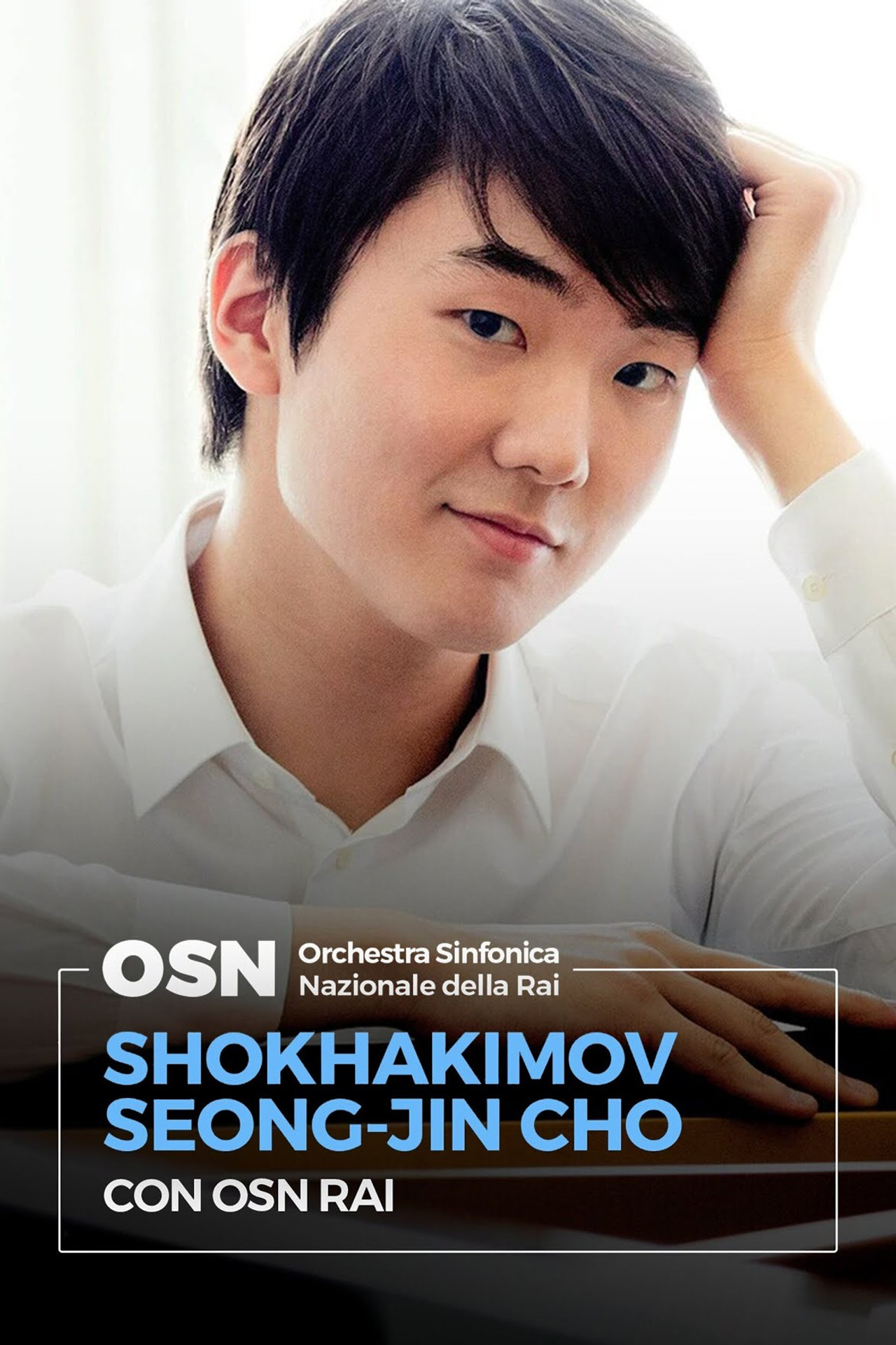 Shokhakimov e Seong-Jin Cho con OSN Rai Backdrop