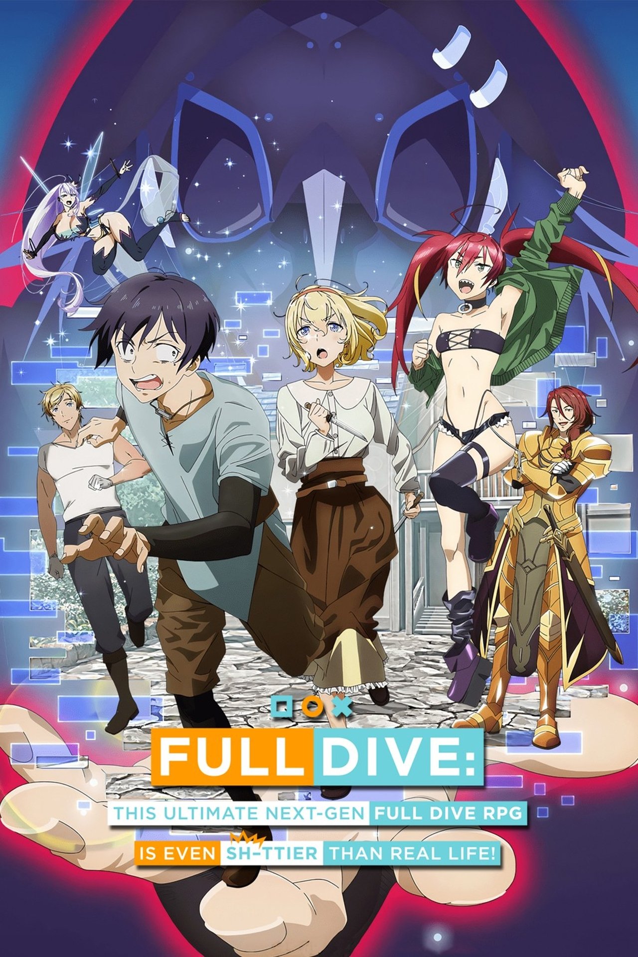 Poster Full Dive: This Ultimate Next-Gen Full Dive RPG is Even Shittier than Real Life!