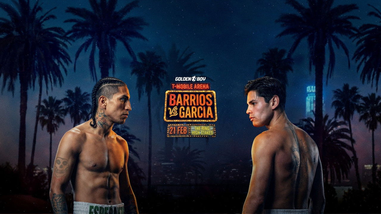 Mario Barrios vs. Ryan Garcia backdrop