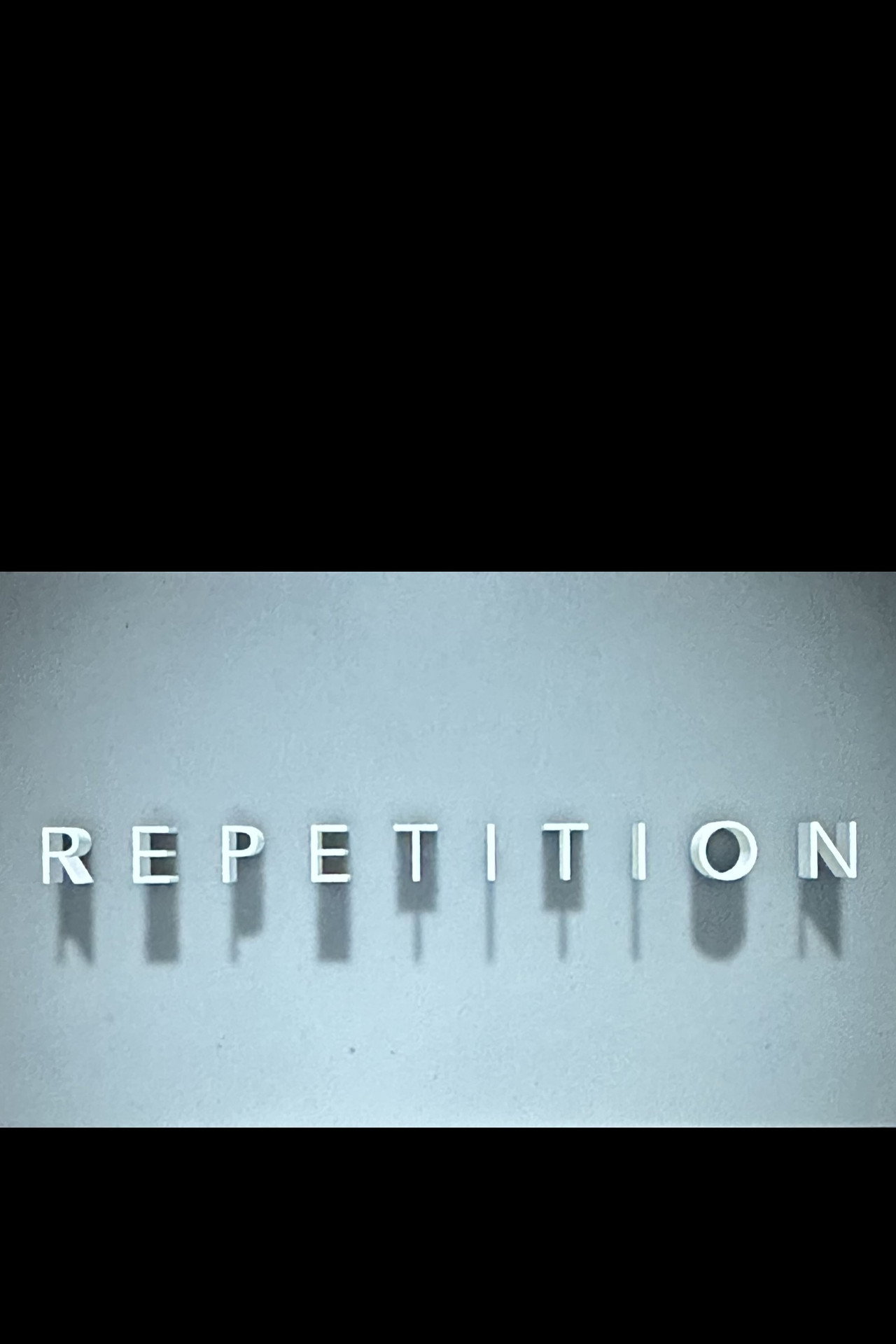 Repetition poster