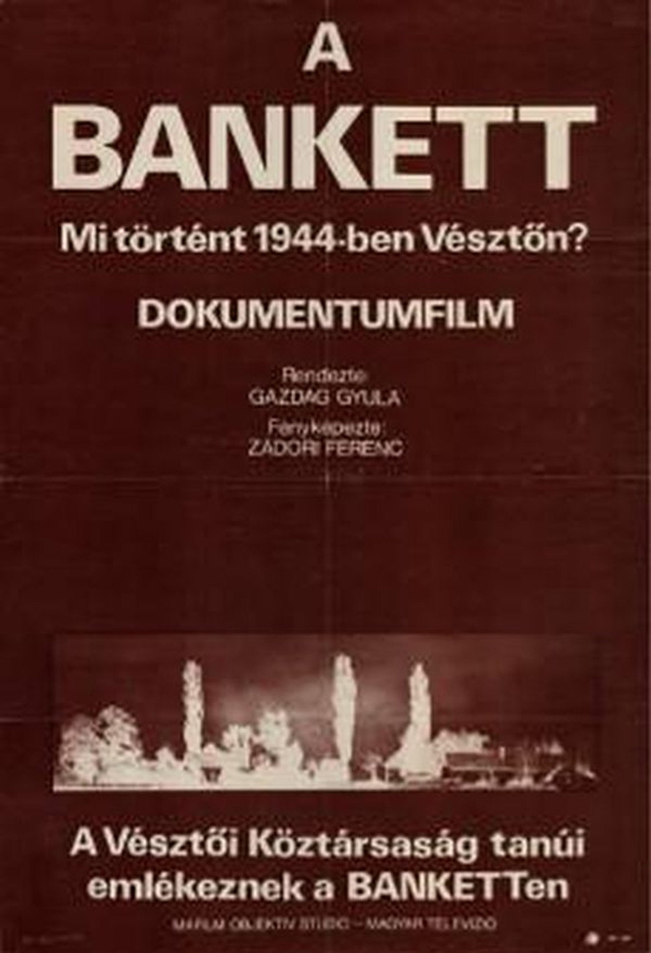 A bankett filmaffisch
