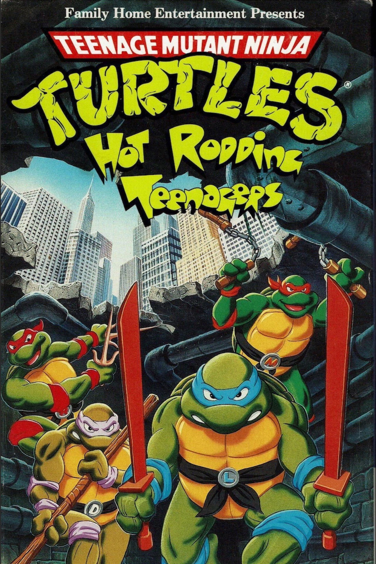 Teenage Mutant Ninja Turtles: Hot Rodding Teenagers Backdrop