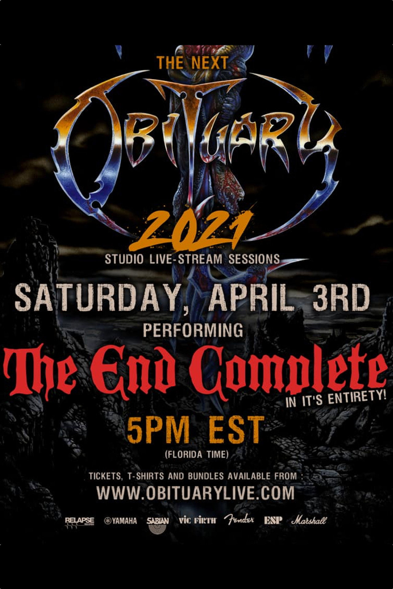 Obituary - The End Complete Album Live Stream filmaffisch