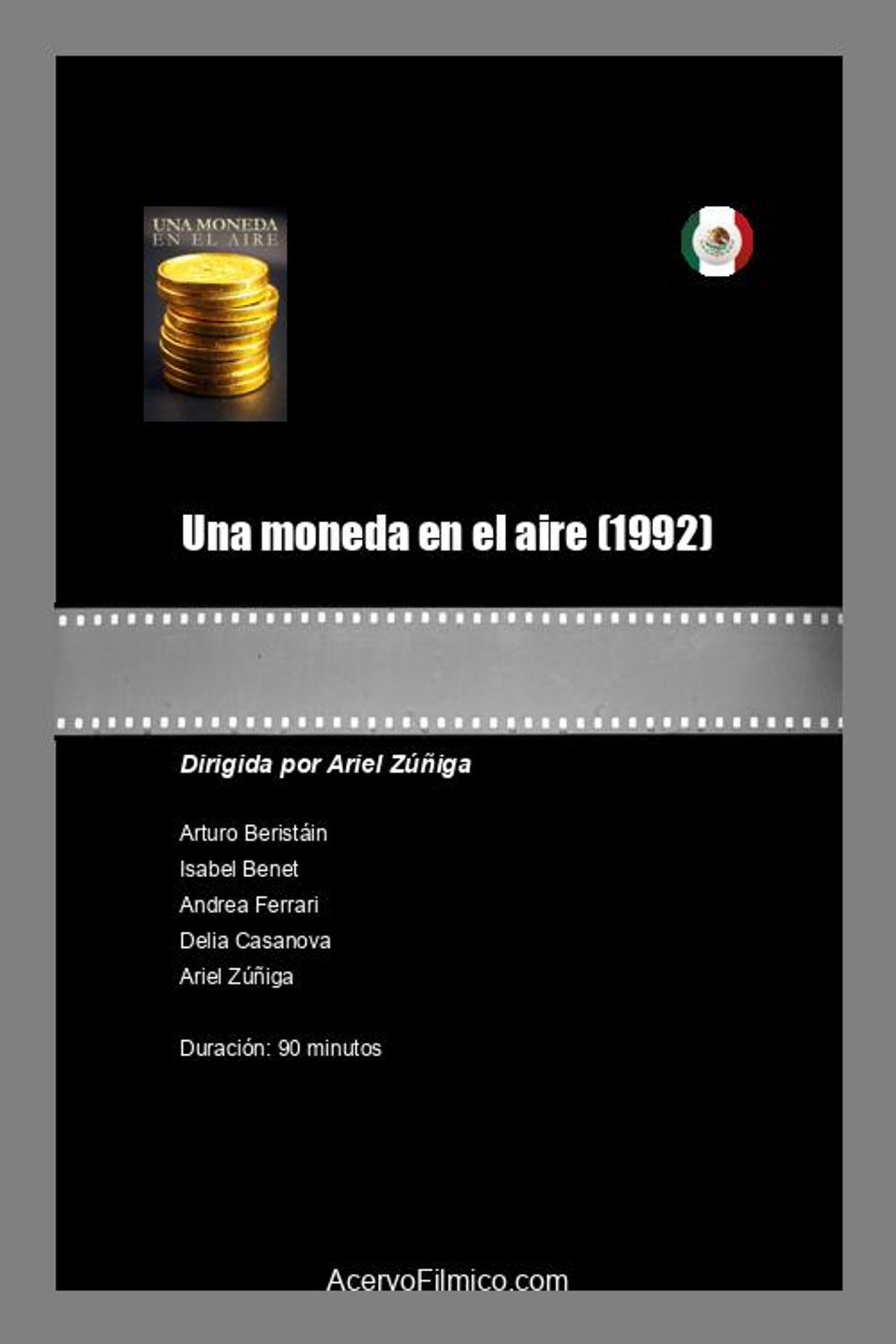 Una moneda en el aire filmaffisch