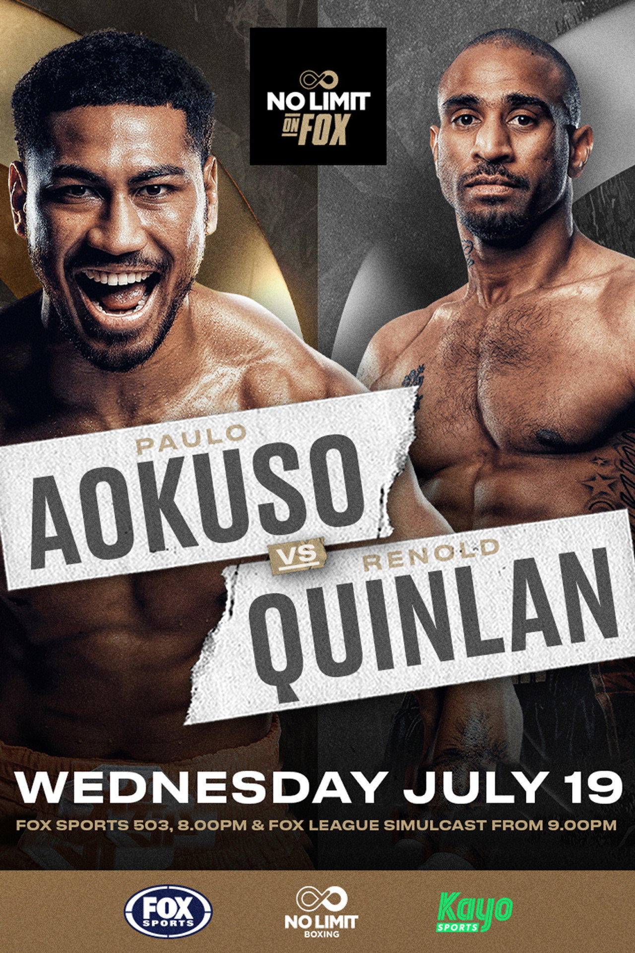 Paulo Aokuso vs. Renold Quinlan filmaffisch
