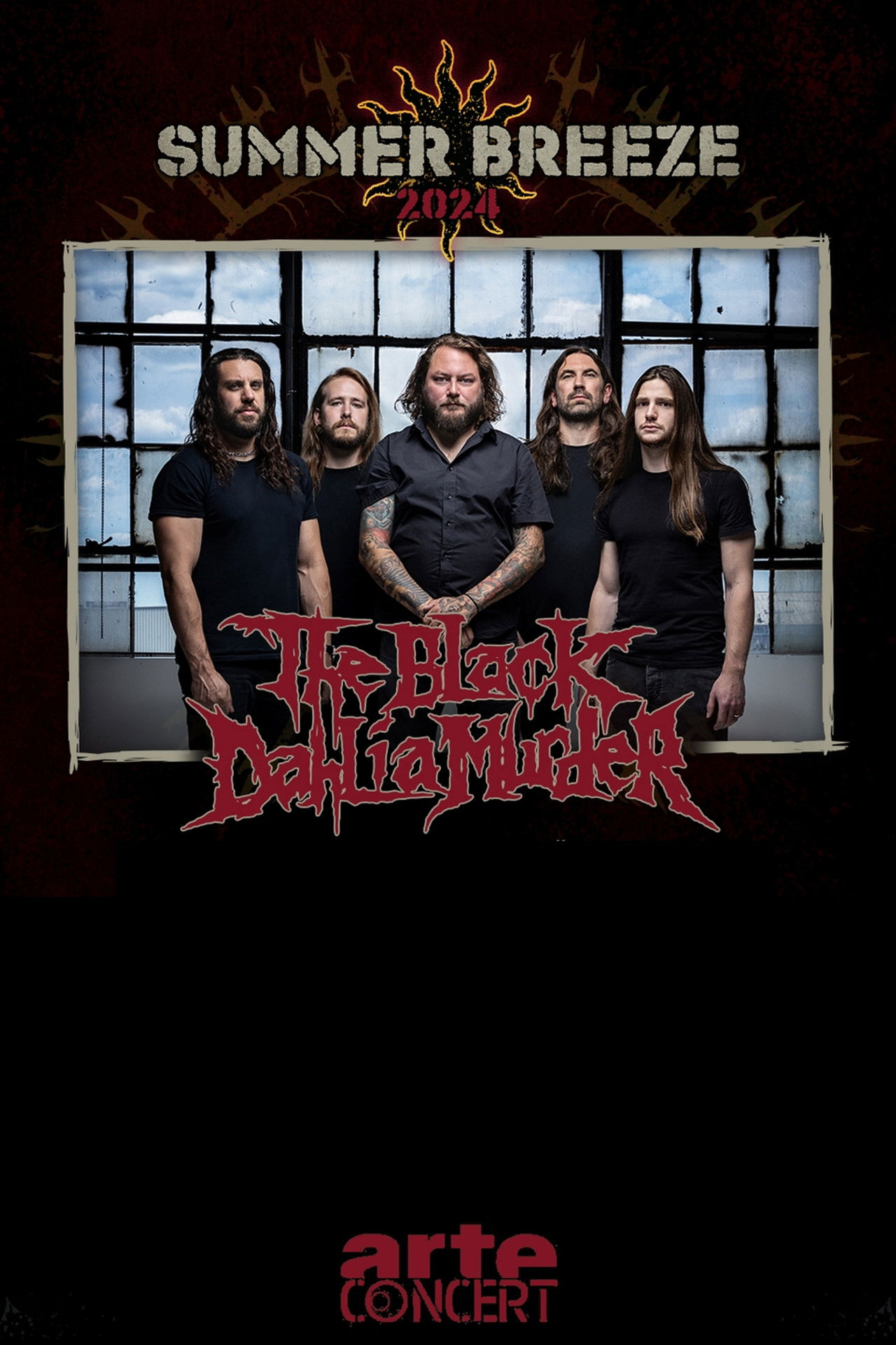 The Black Dahlia Murder - Summer Breeze 2024 Backdrop