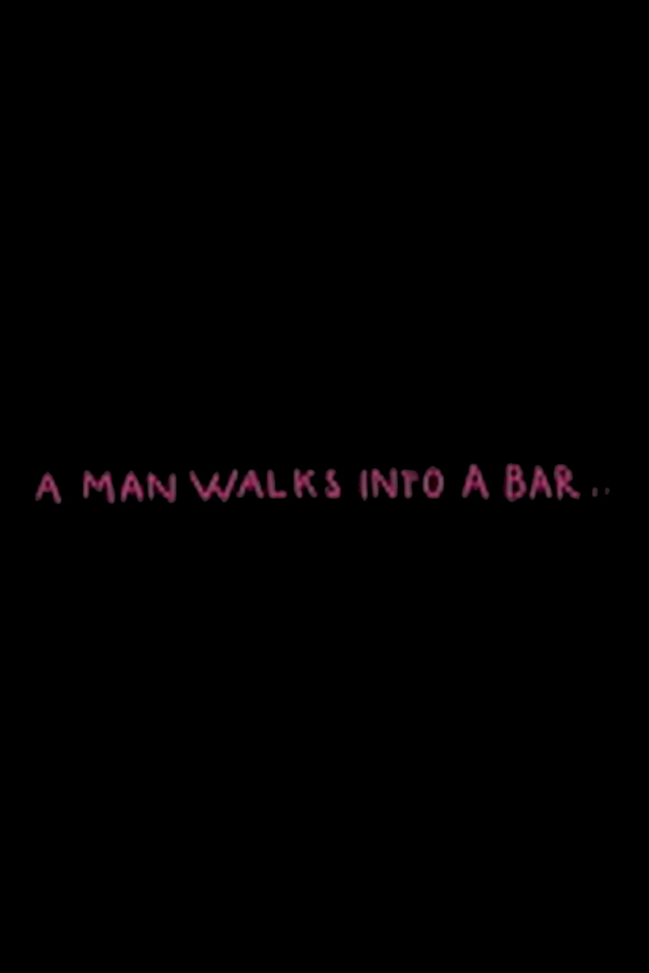 A Man Walks Into a Bar Backdrop
