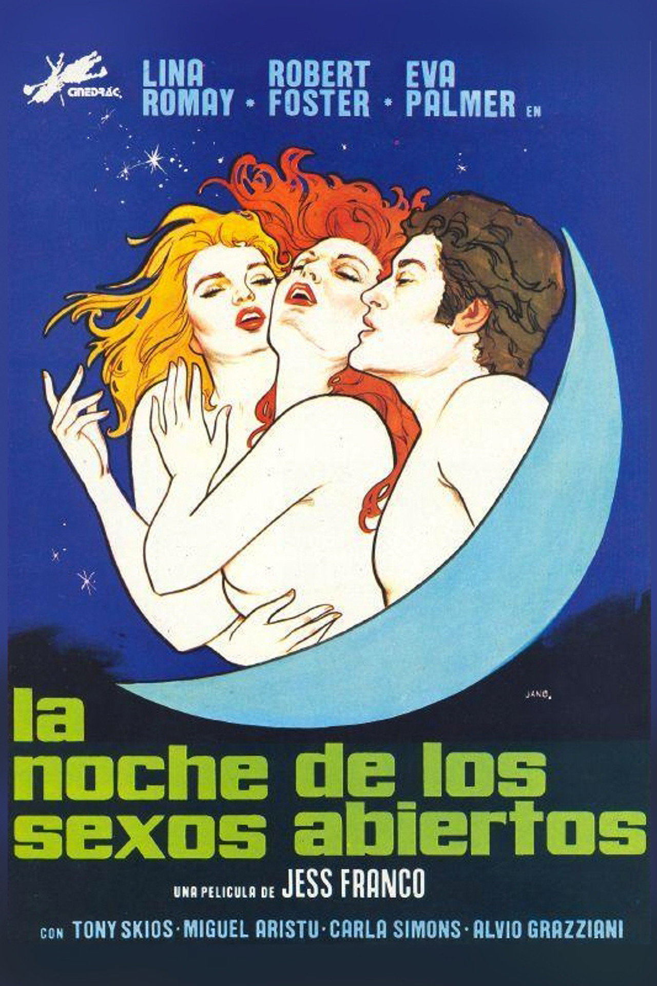 La noche de los sexos abiertos filmaffisch