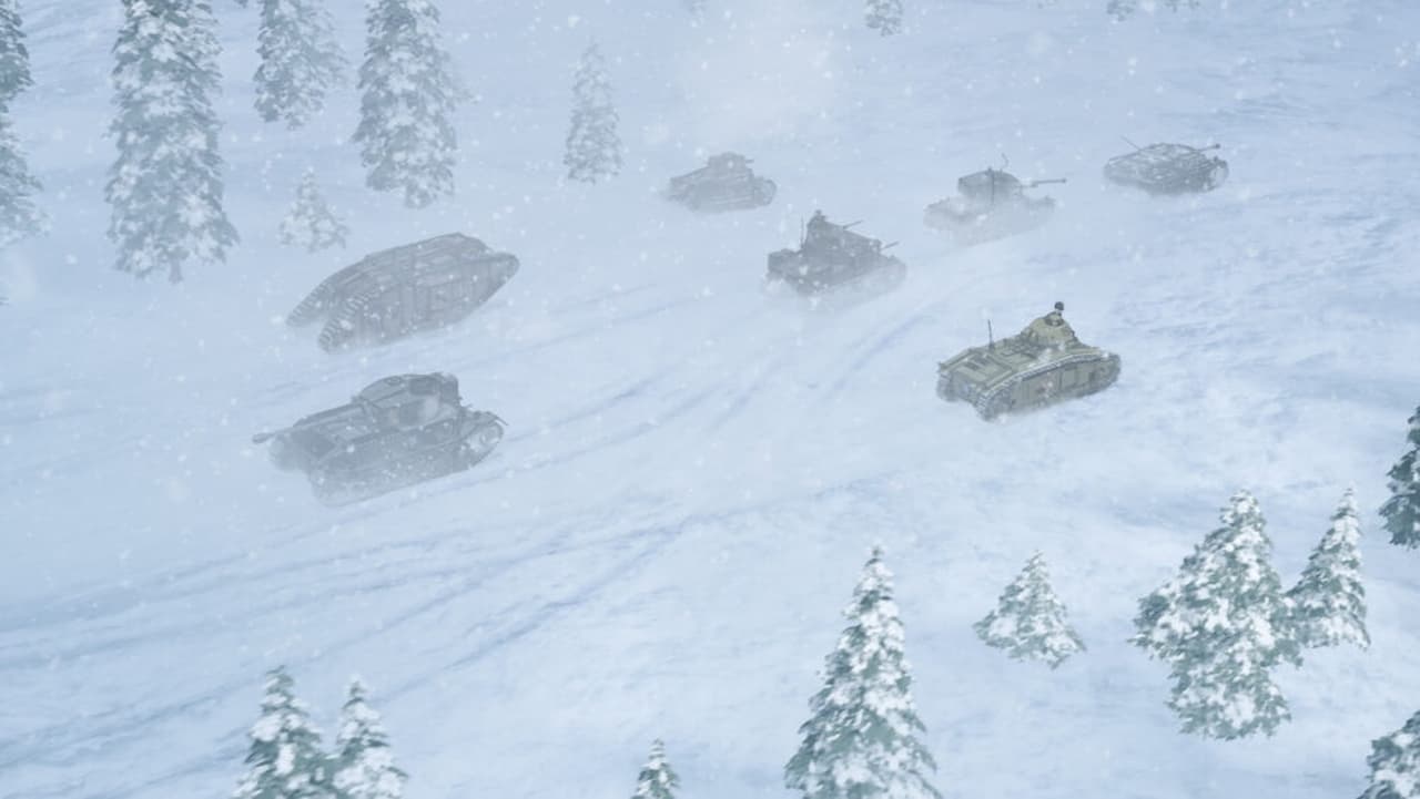 Scen från Girls und Panzer das Finale: Part IV