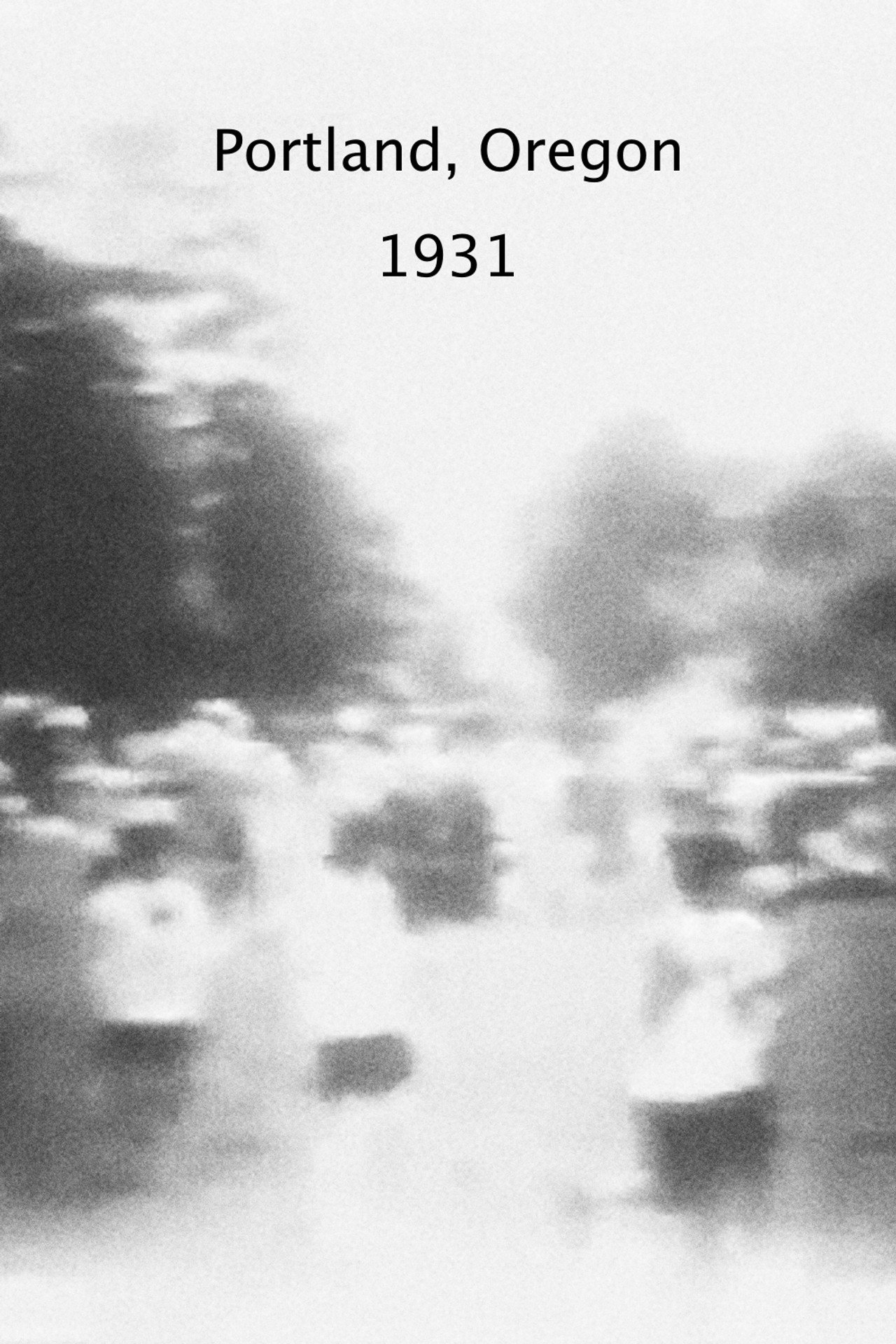 Portland, Oregon 1931 filmaffisch