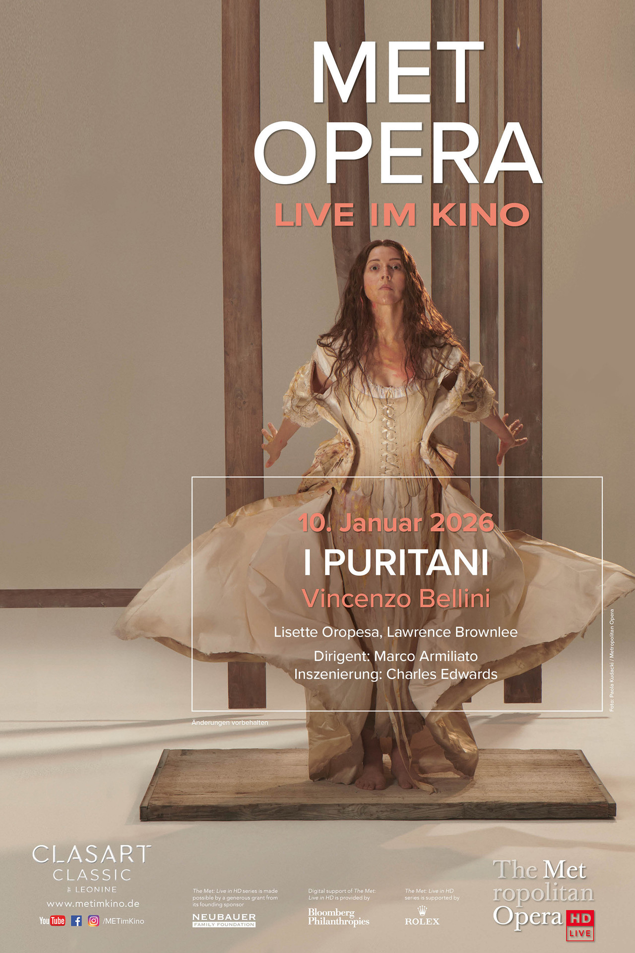 The Metropolitan Opera: I Puritani filmaffisch