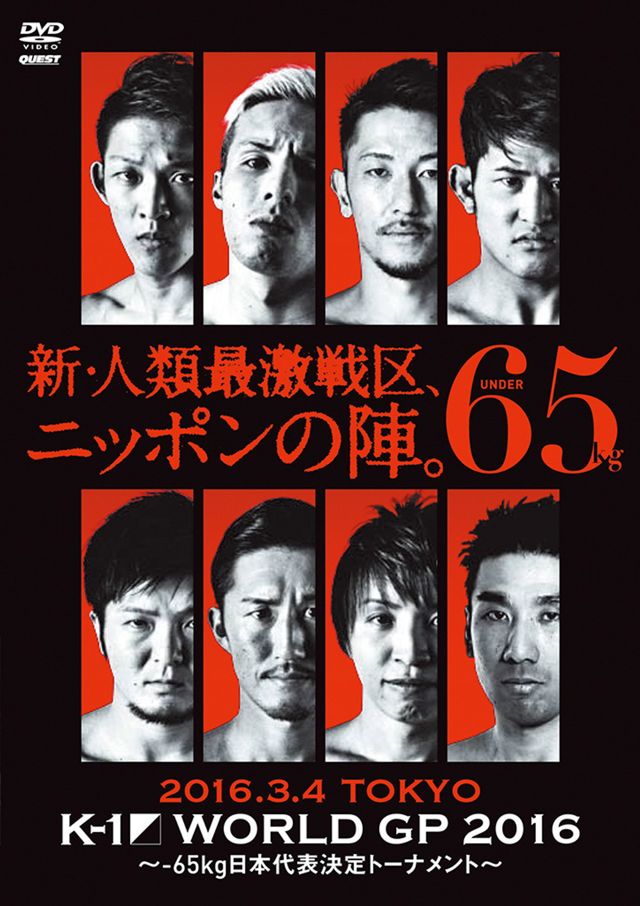 K-1 WORLD GP 2016 IN JAPAN ~-65kg日本代表決定トーナメント~ filmaffisch