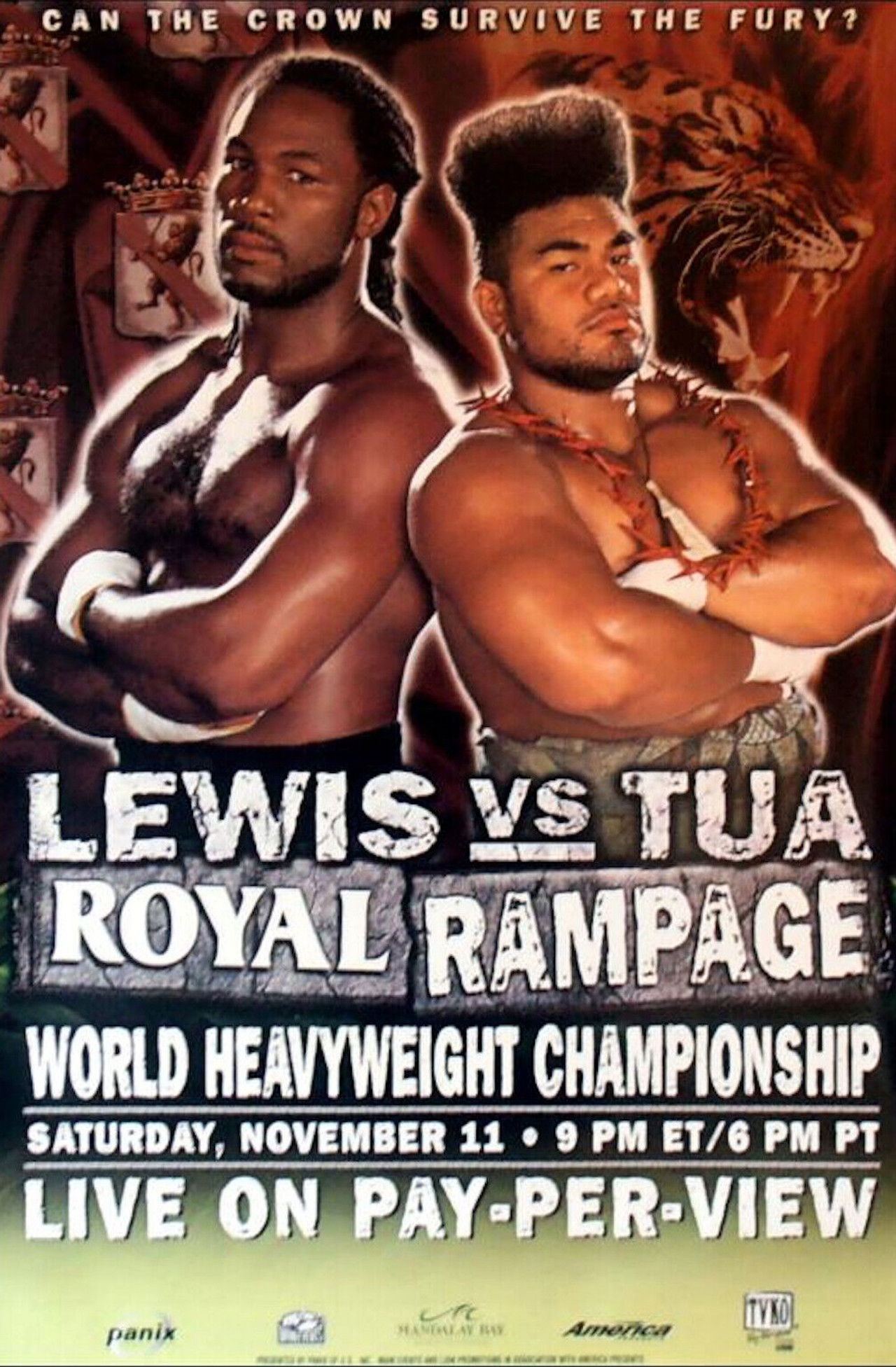 Lennox Lewis vs. David Tua Backdrop