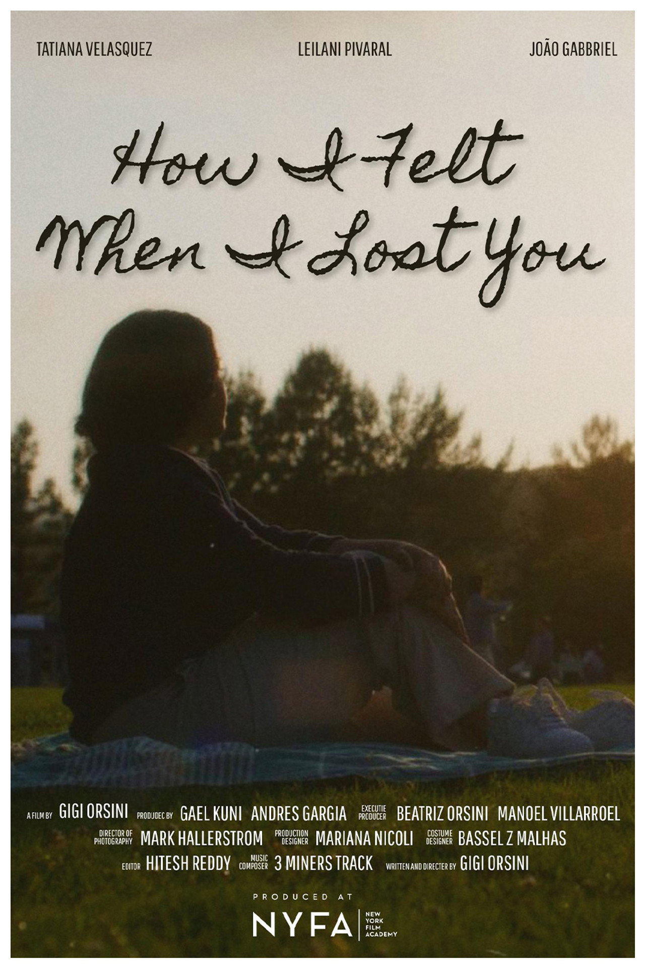How I Felt When I Lost You filmaffisch