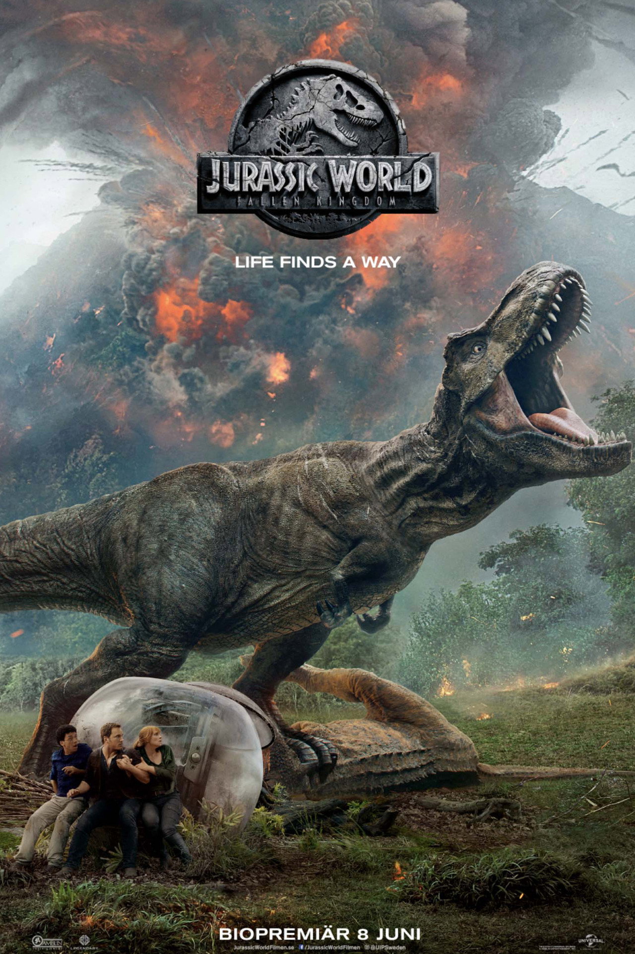Jurassic World: Fallen Kingdom filmaffisch