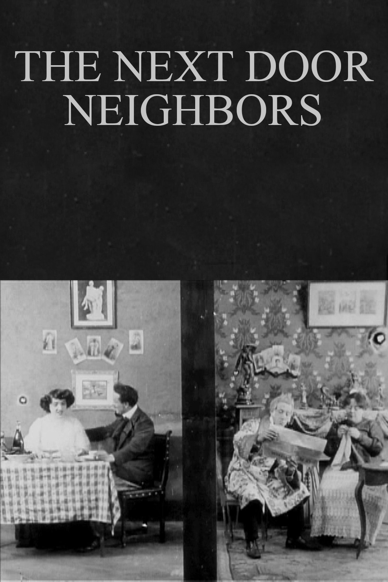 Les locataires d'à-côté poster