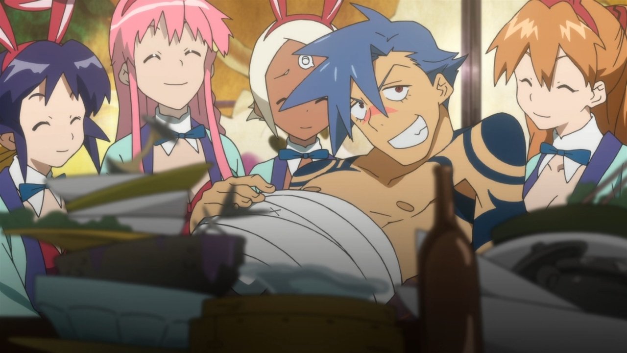 Gurren Lagann - Season 1 Episode 6 : Sit in the Hot Tub 'Til You're Sick!!