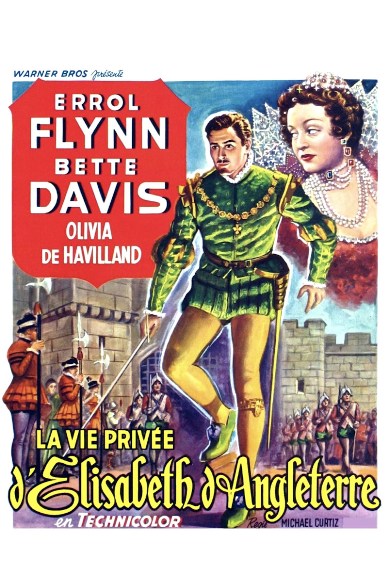 La Vie privée d'Élisabeth d'Angleterre poster