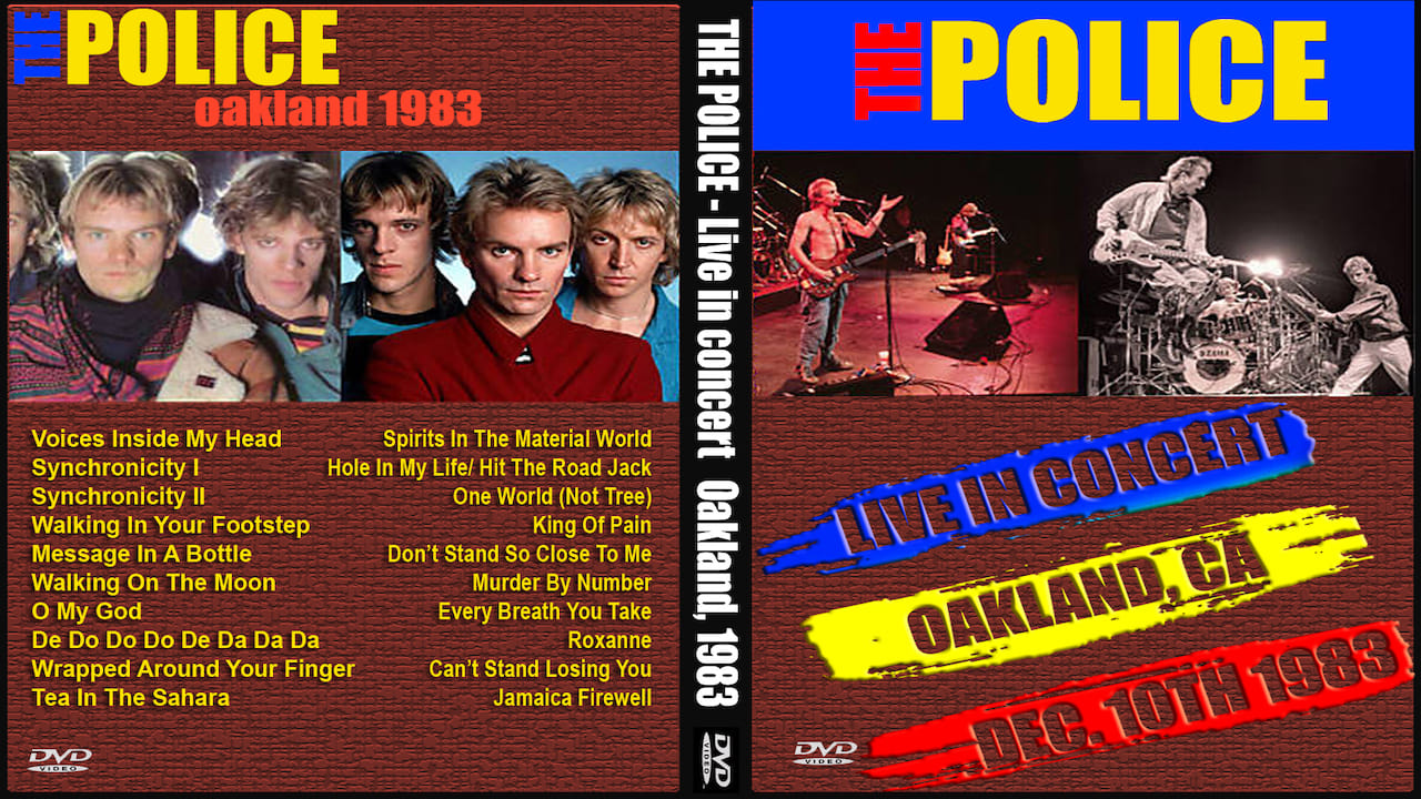 Cast and Crew of The Police - Live In Oakland