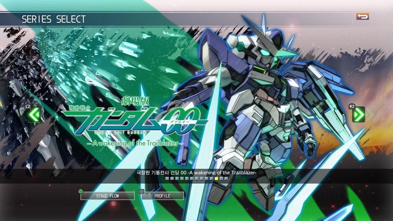 Mobile Suit Gundam 00 Special Edition II: End of World Backdrop Image