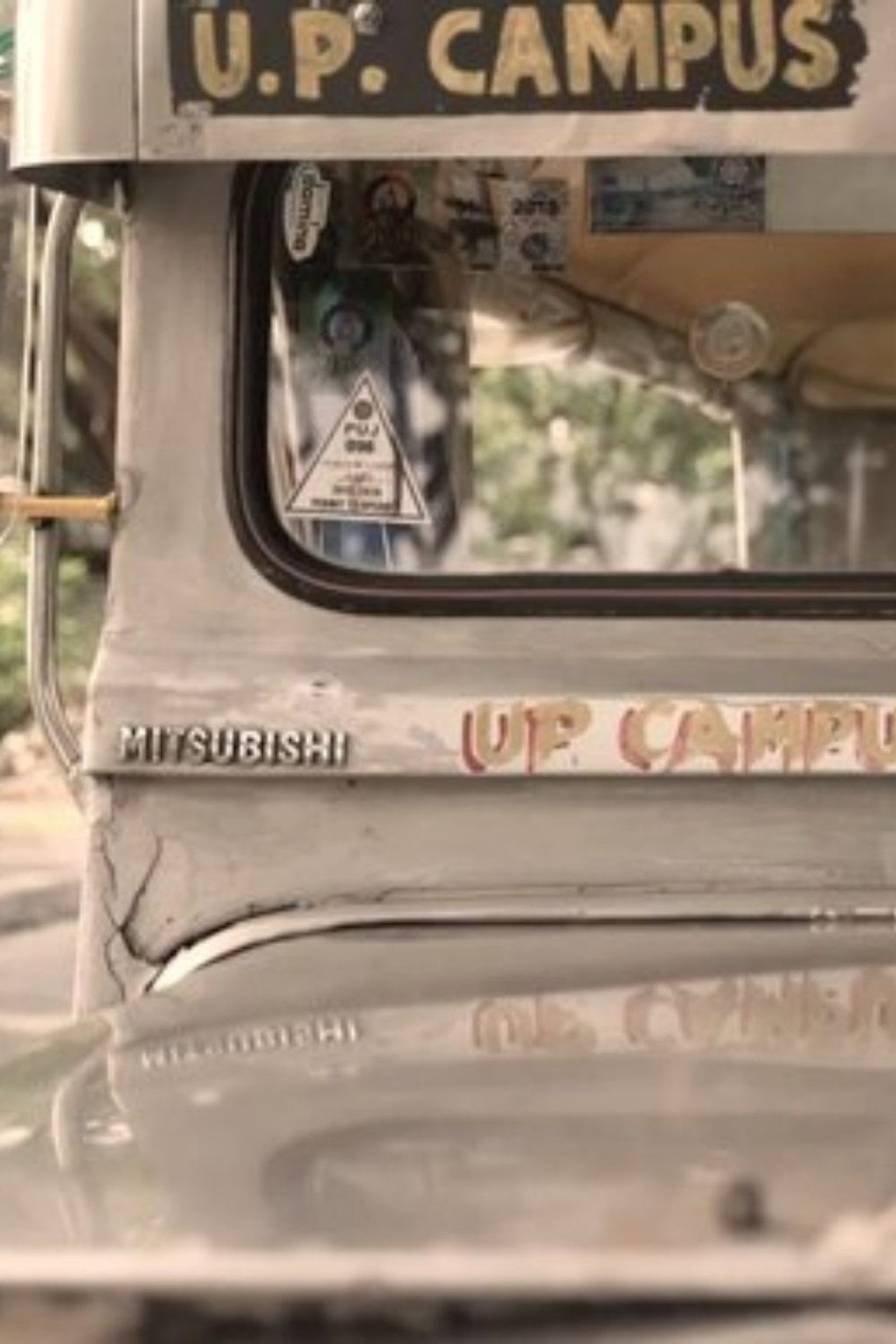 A Red Light for the Jeepneys Backdrop
