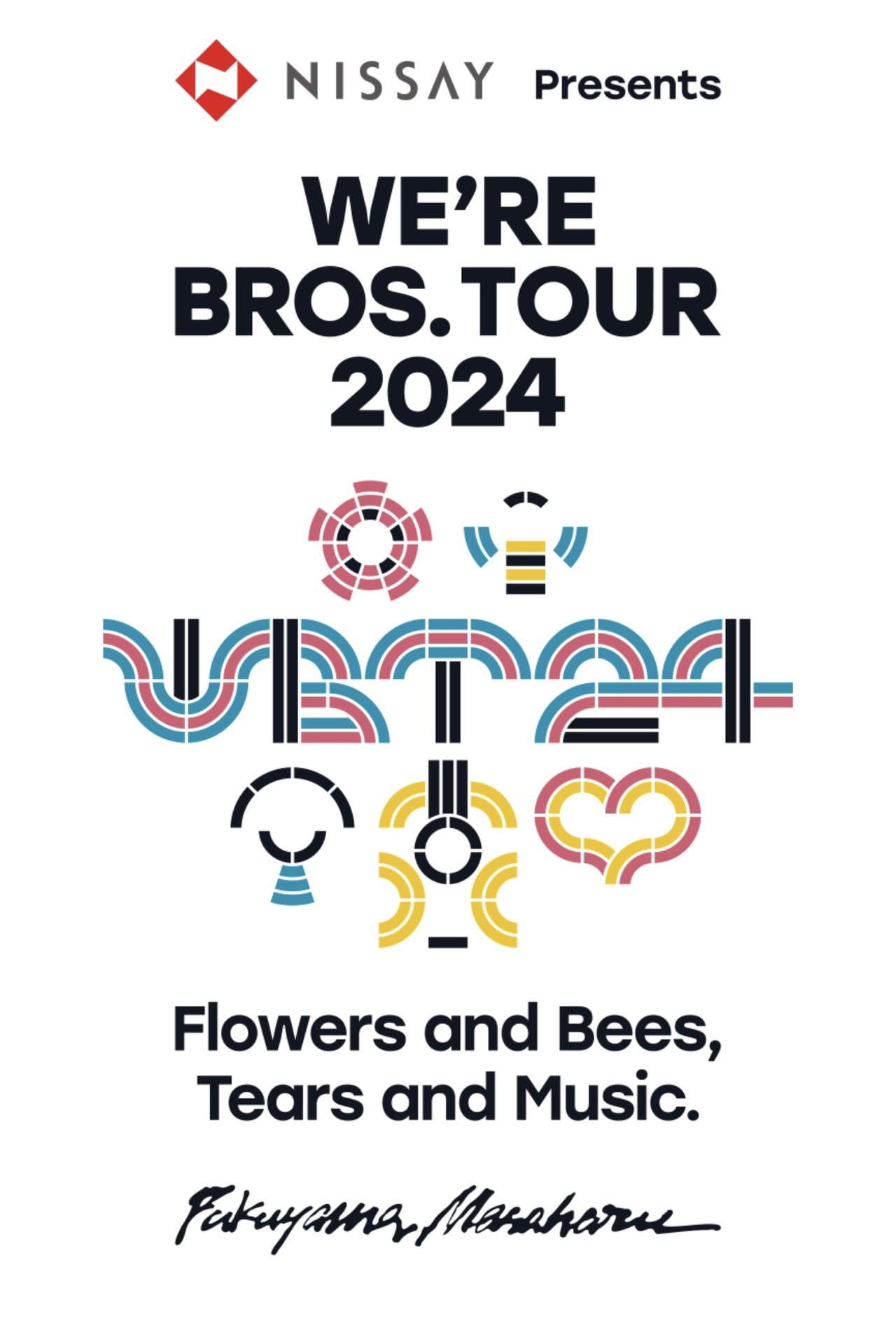 FUKUYAMA MASAHARU WE'RE BROS. TOUR 2024 poster