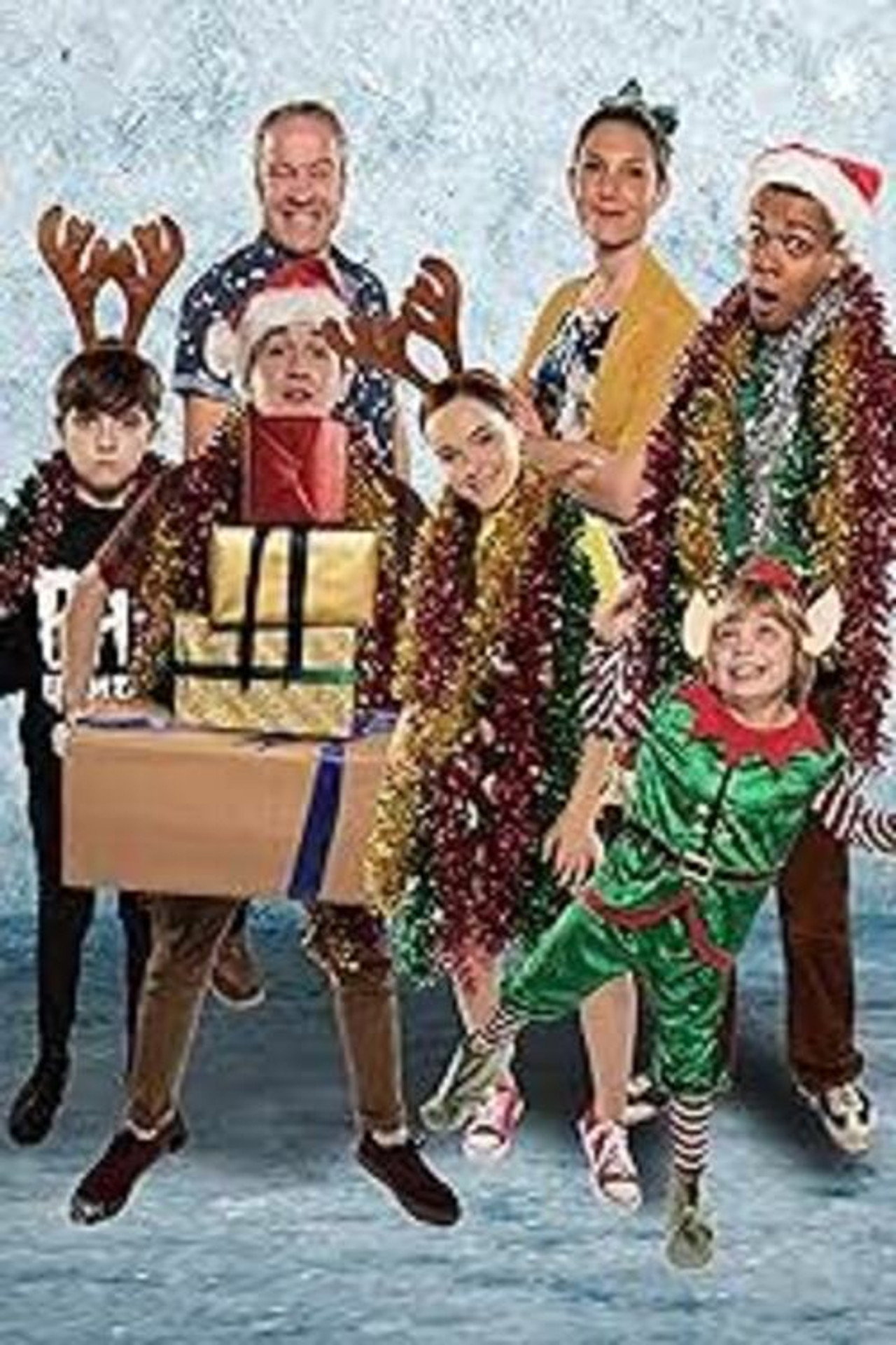 Secret Life of Boys: Farther Christmas Backdrop
