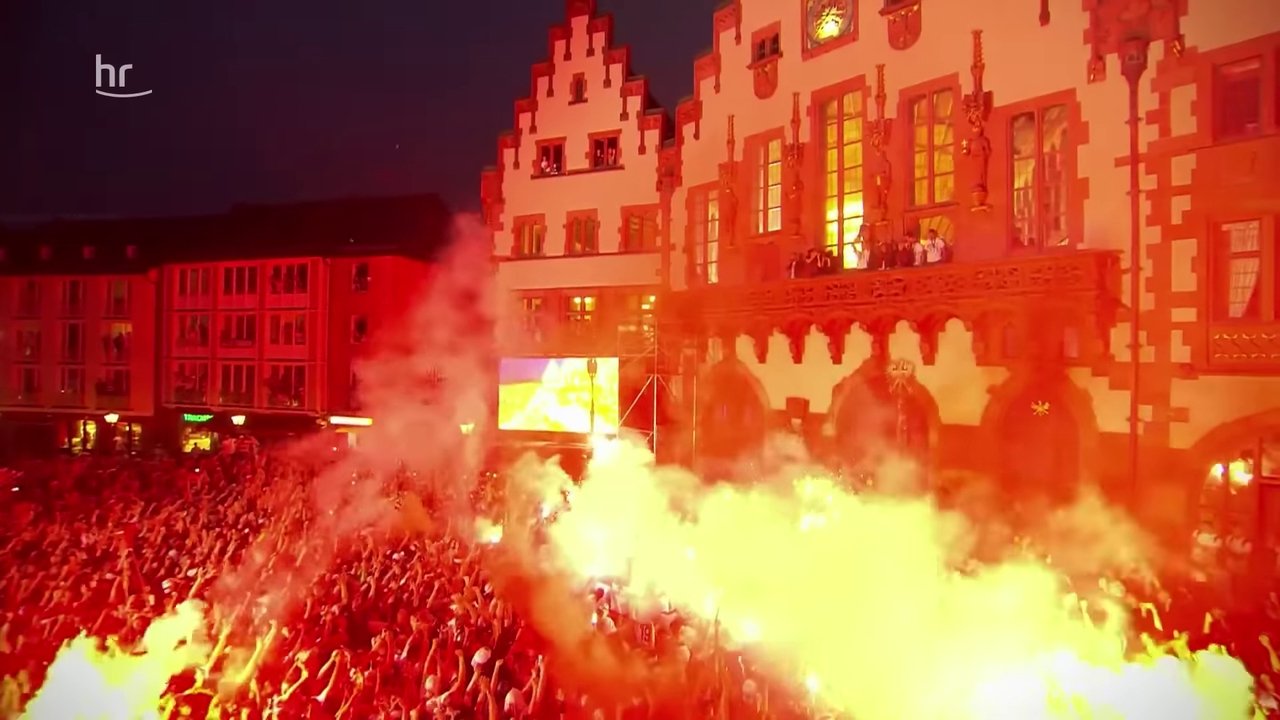 Eintracht Frankfurt - a dream trip through Europe backdrop