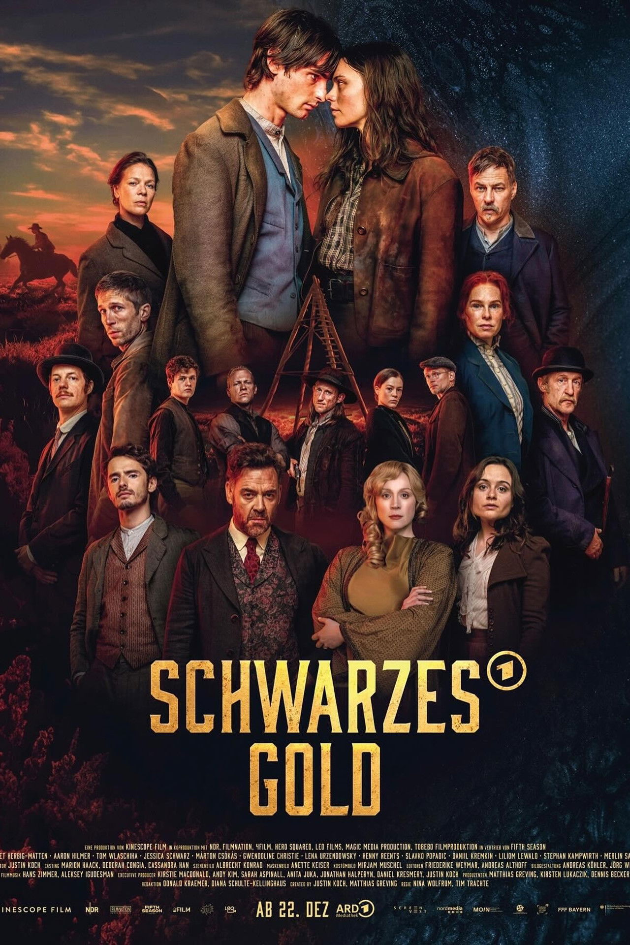 Poster Schwarzes Gold