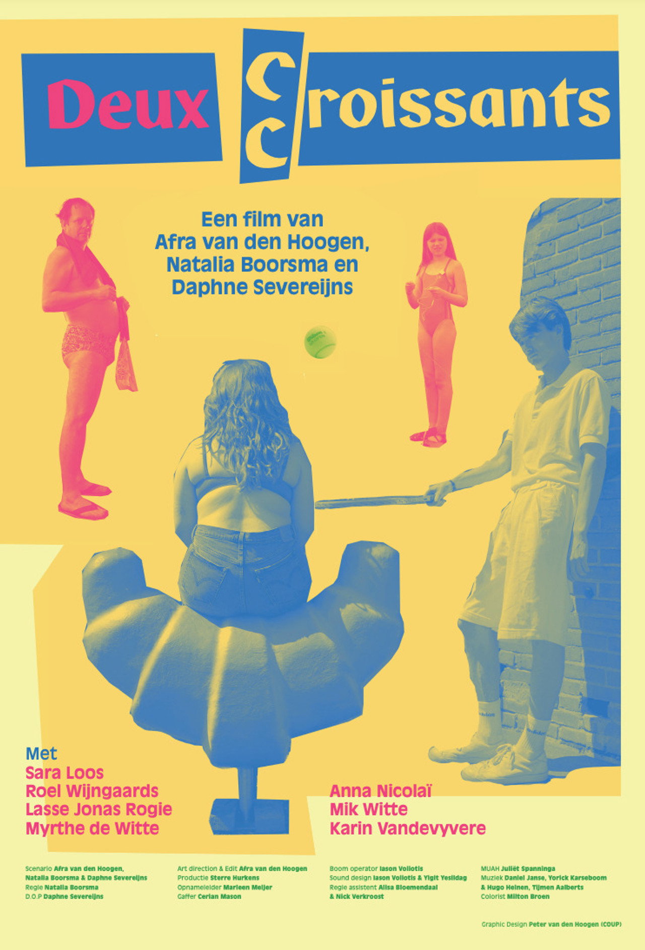 Deux croissants filmaffisch