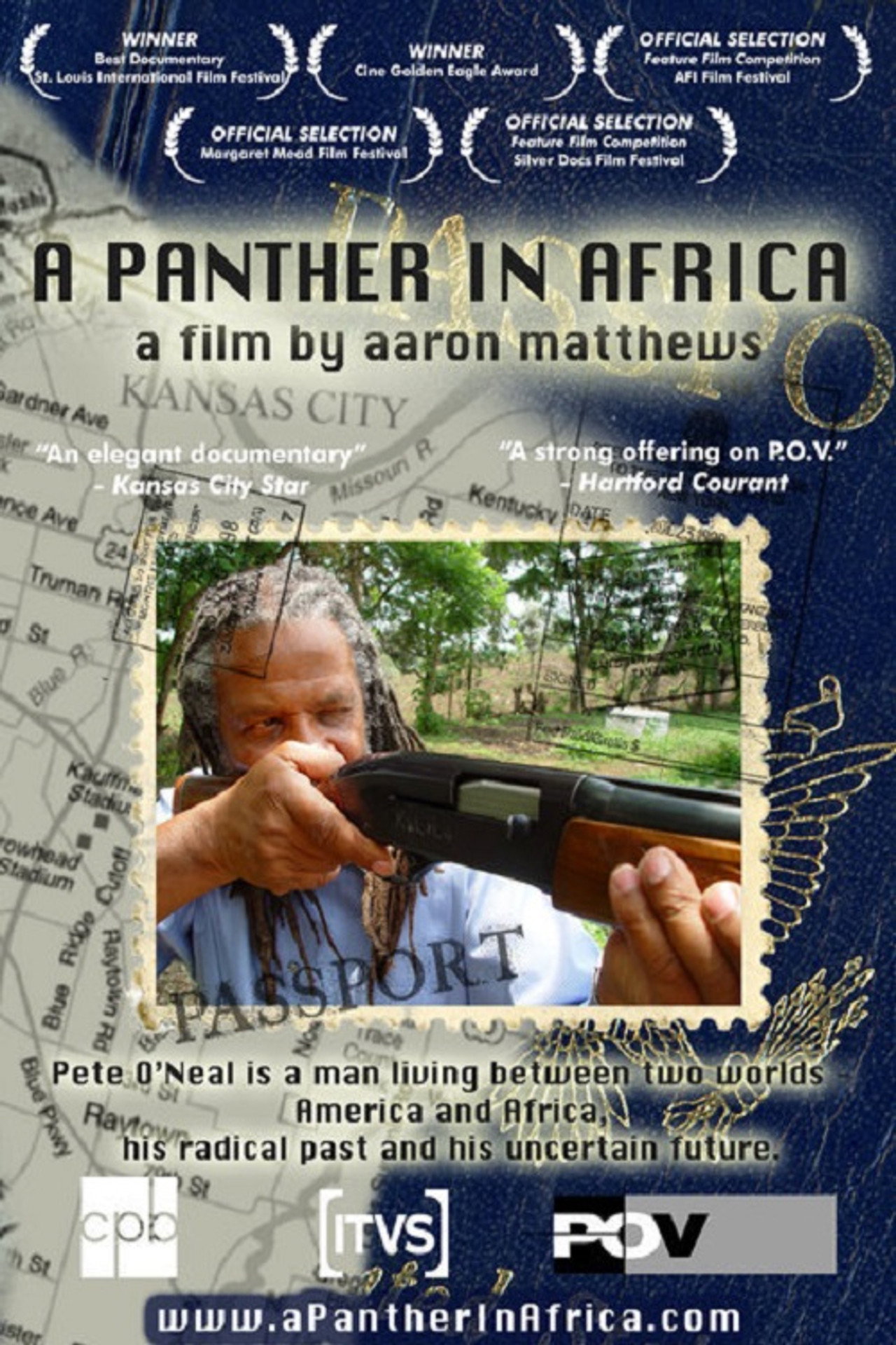 A Panther in Africa filmaffisch