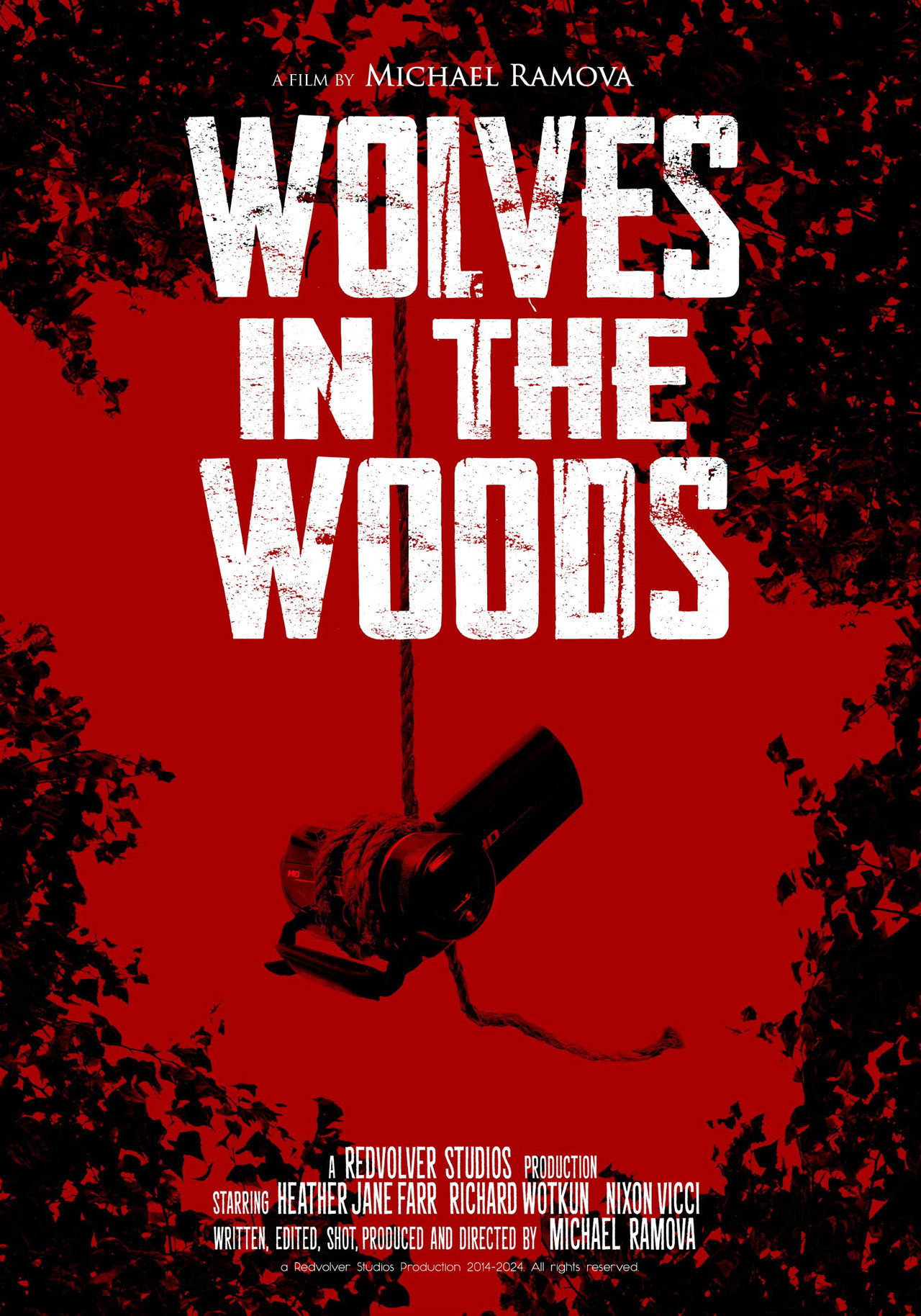Wolves in the Woods Backdrop