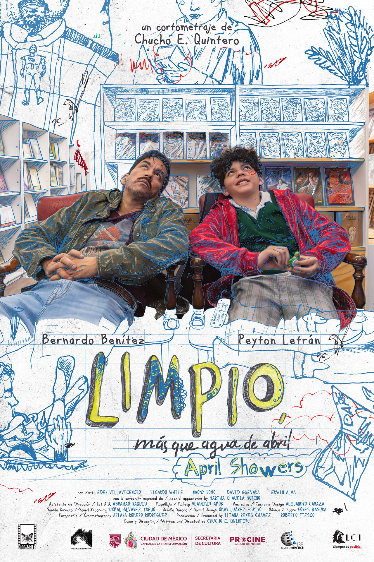 April Showers Backdrop