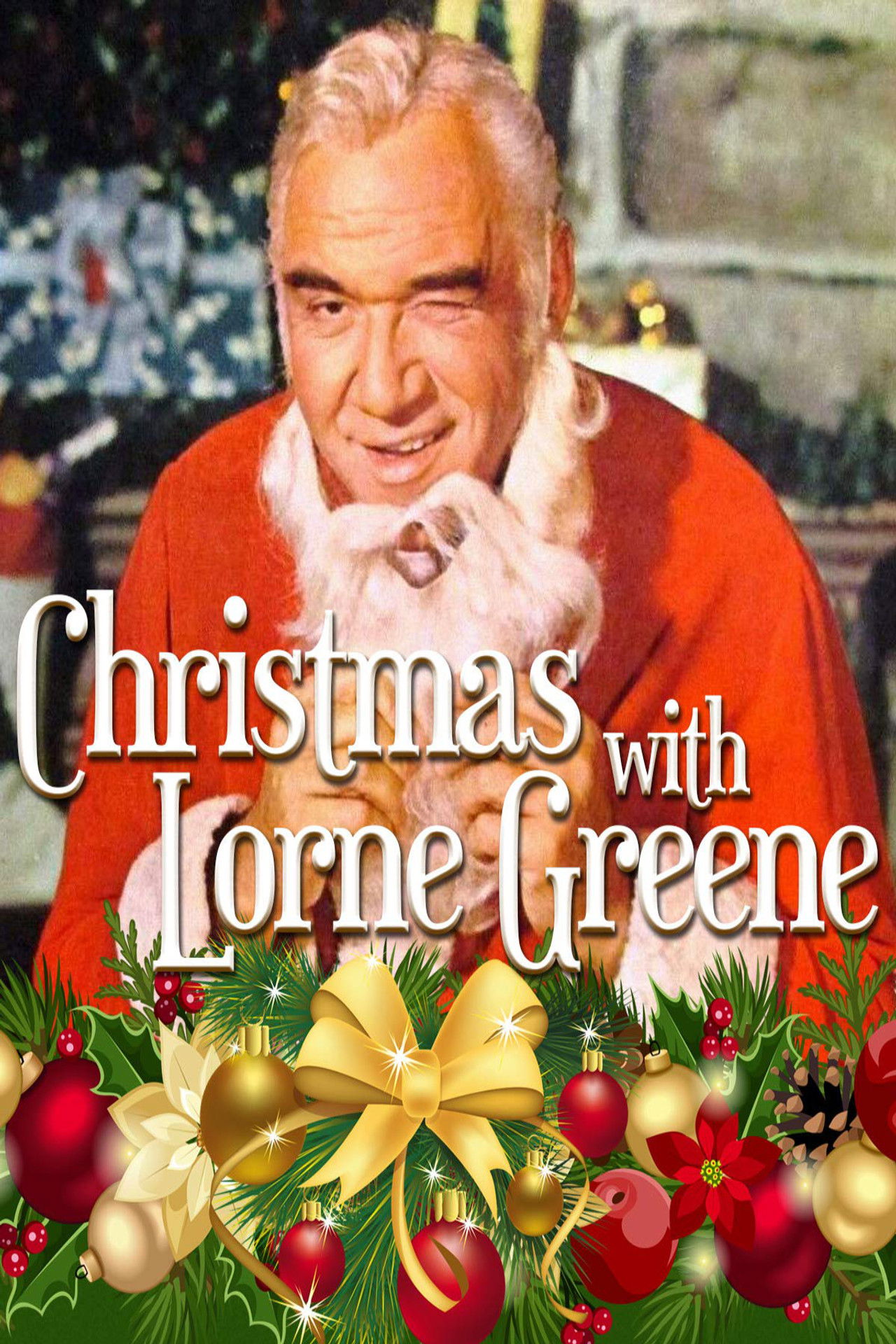 Christmas with Lorne Greene Backdrop