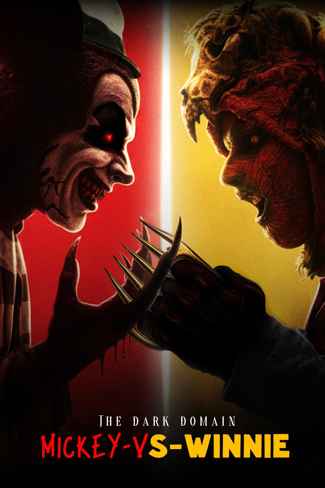 The Dark Domain: Mickey-vs-Winnie poster