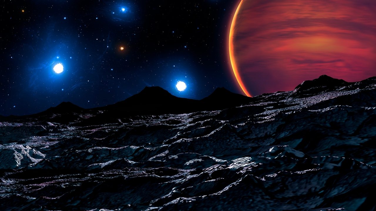 Backdrop for Space's Deepest Secrets