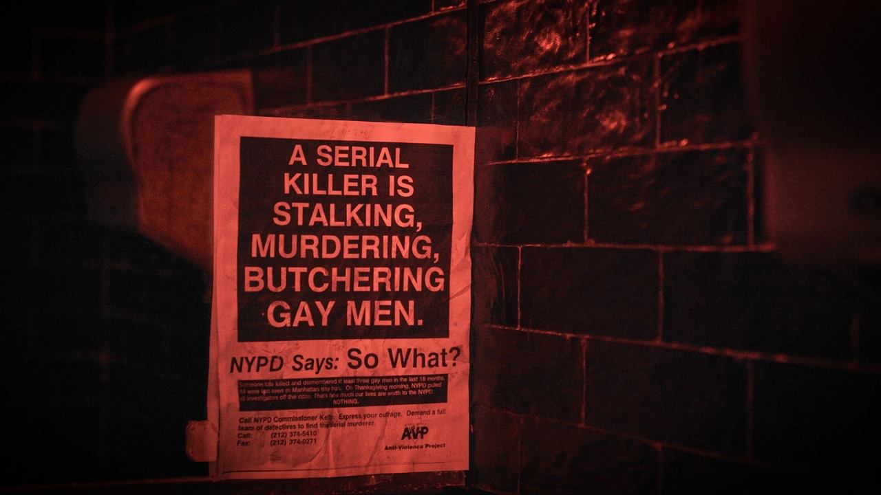 Ultima llamada: El asesino en serie de la nueva York Queer background