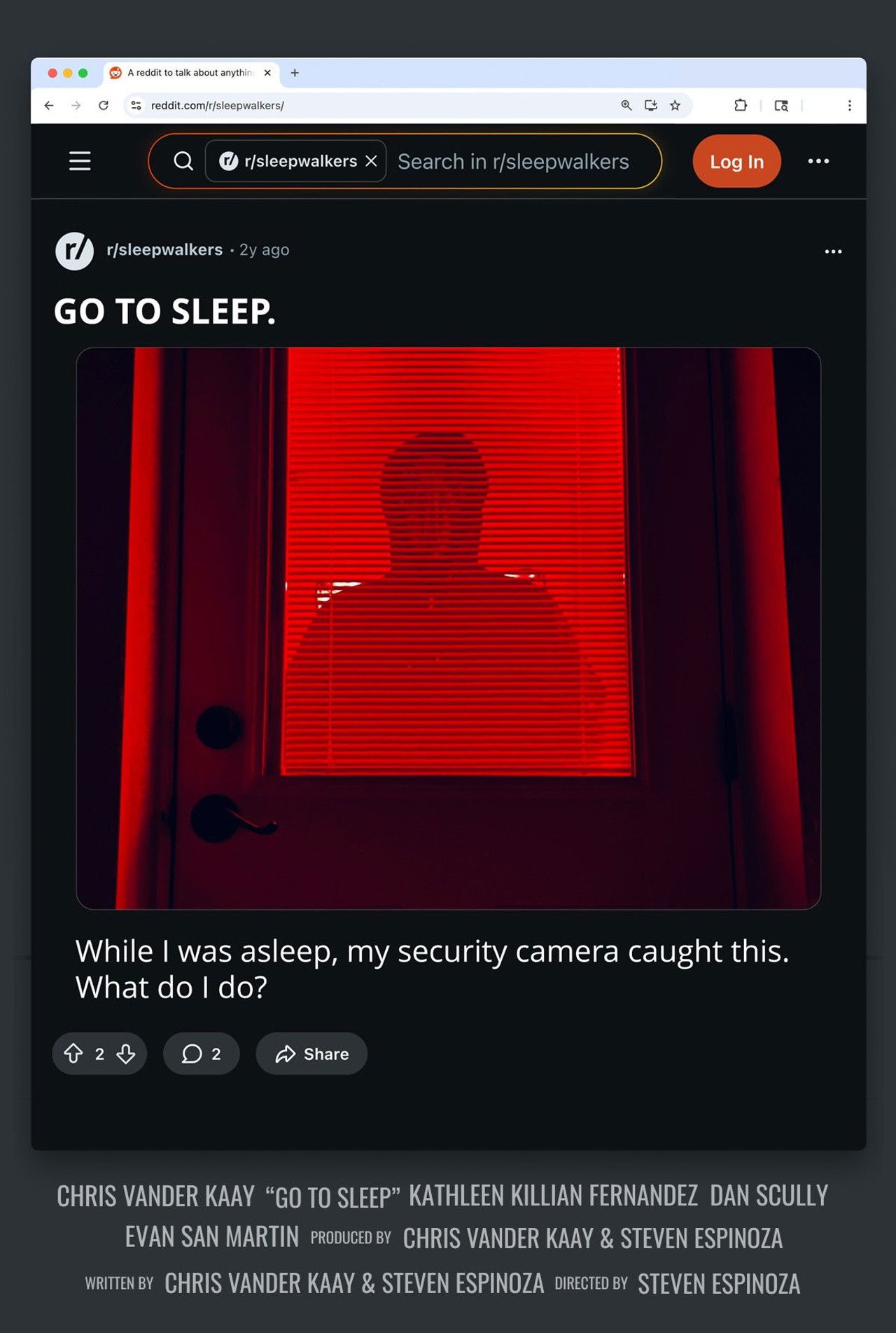 Go to Sleep Backdrop