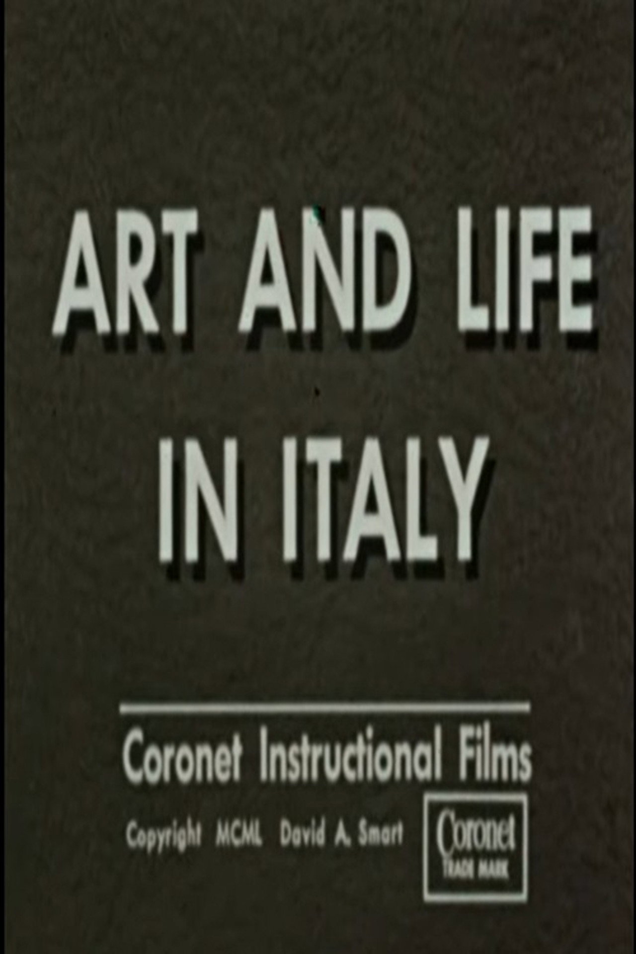 Art and Life in Italy poster
