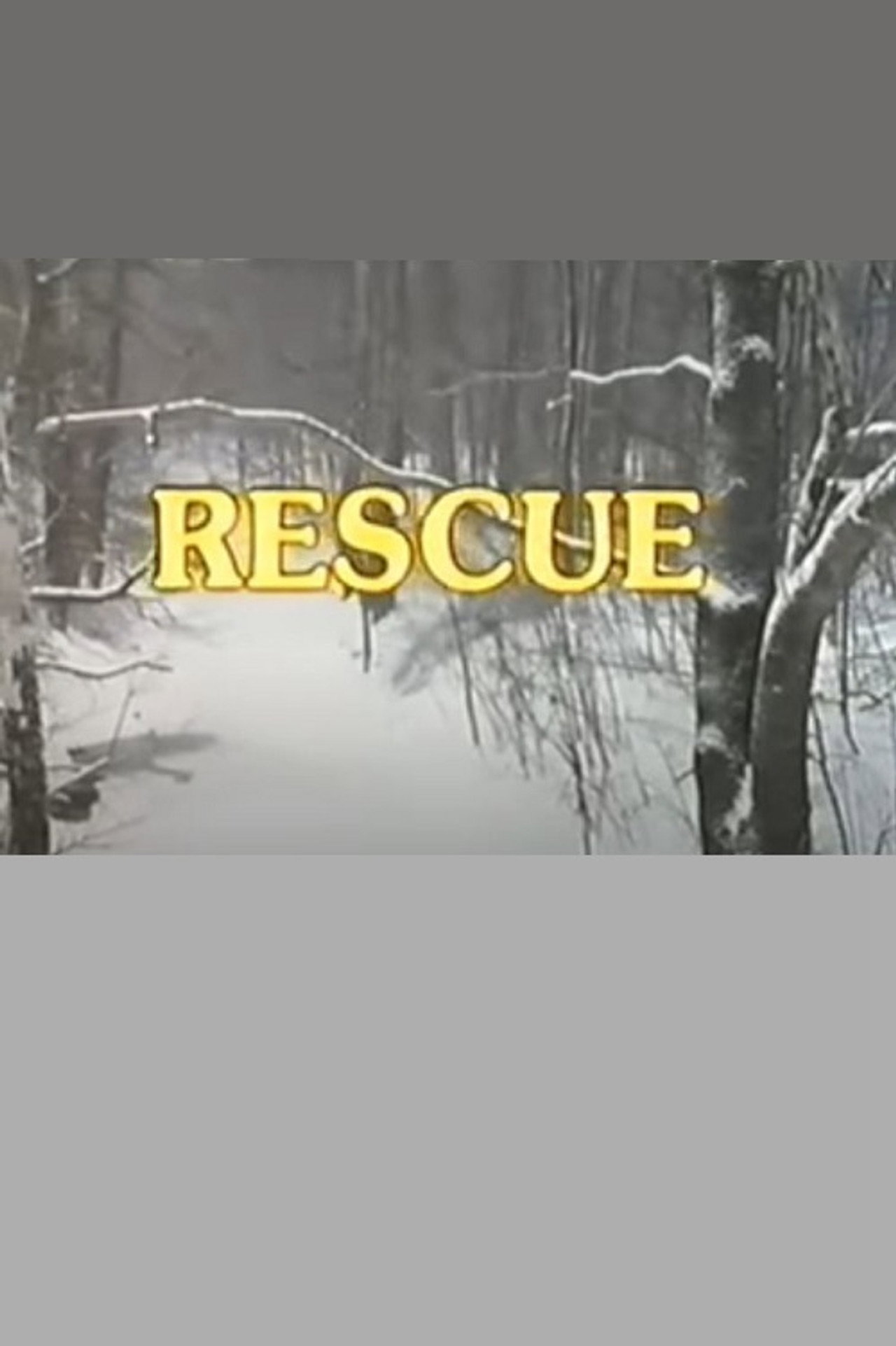 Rescue filmaffisch