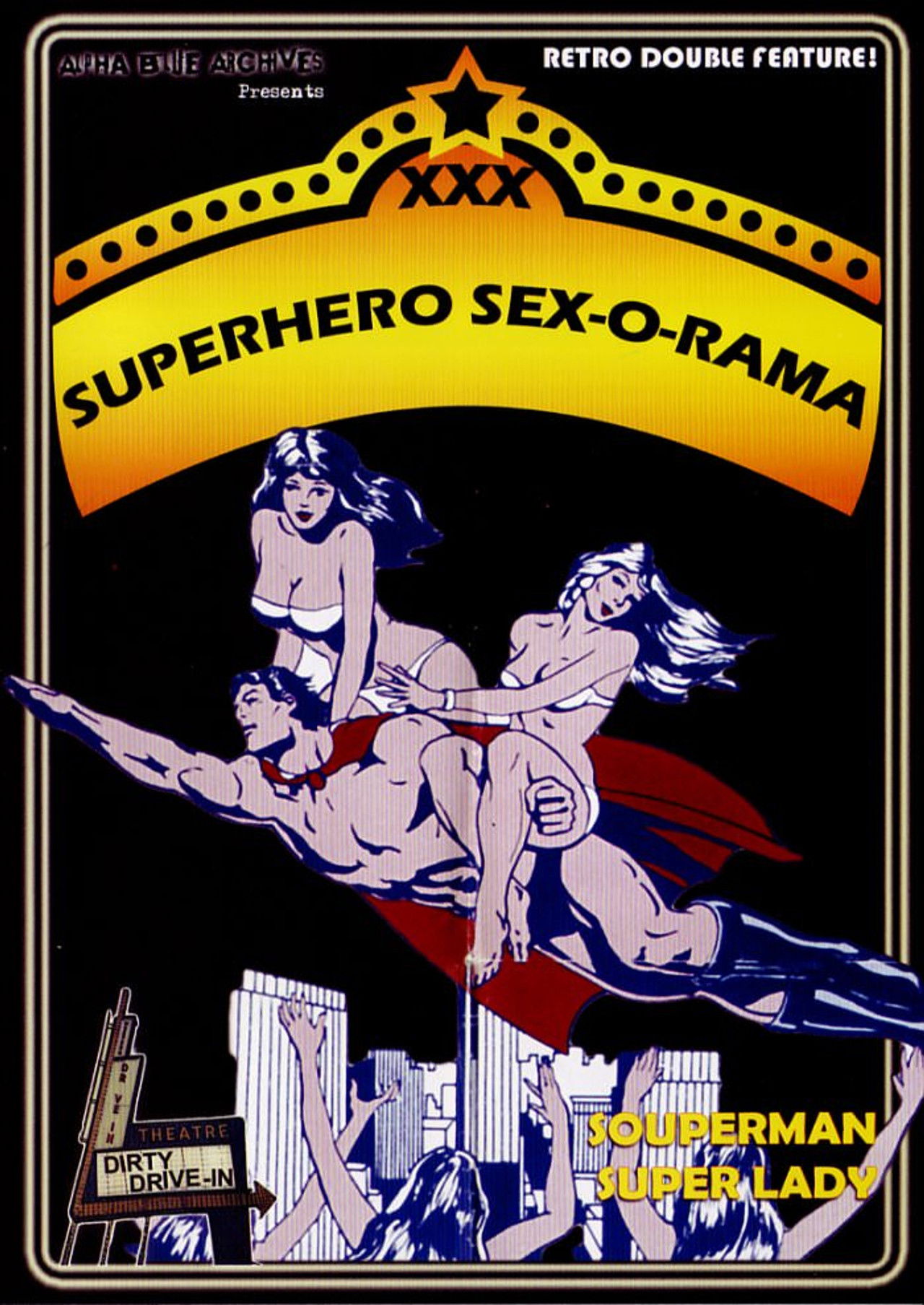 Superhero Sex-O-Rama Backdrop
