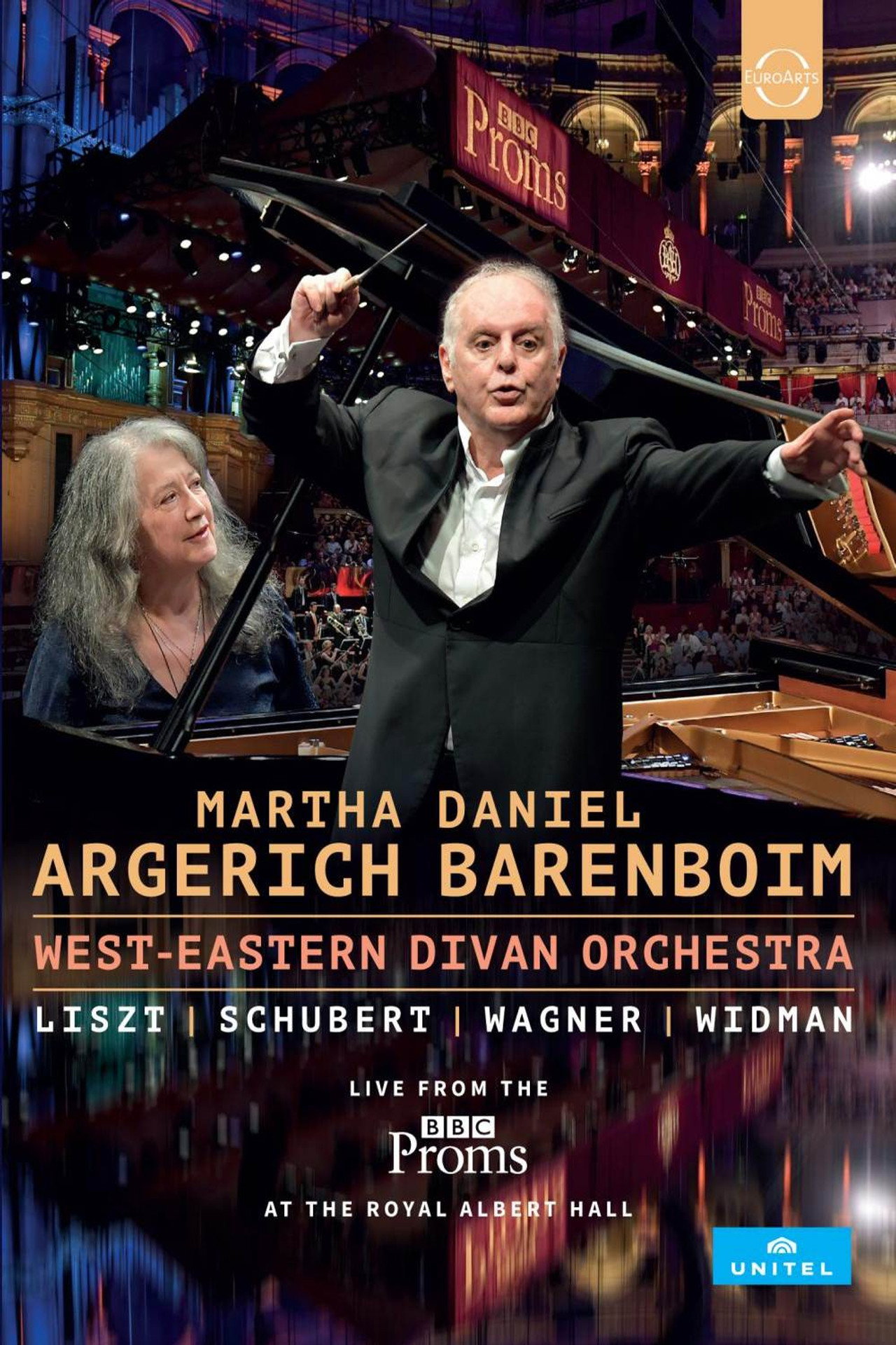 BBC Proms 2016: WEDO · Martha Argerich · Daniel Barenboim Backdrop