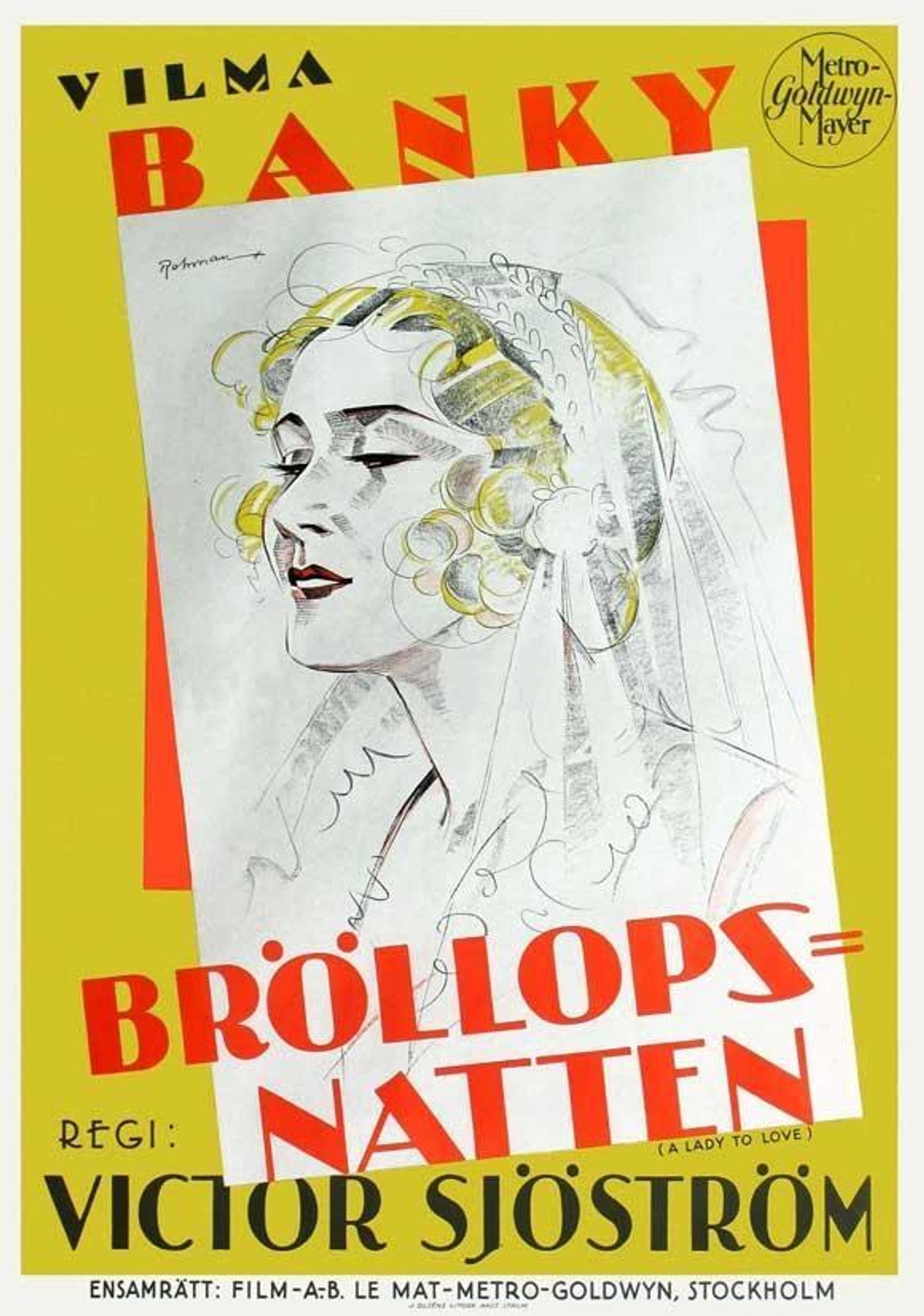 A Lady to Love filmaffisch