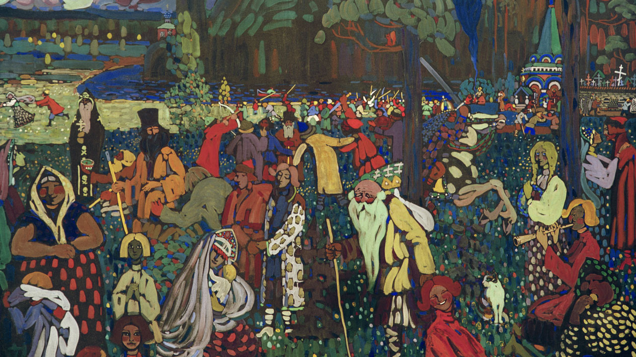 Les petits secrets des grands tableaux — La Vie mélangée, 1907, Wassily Kandinsky