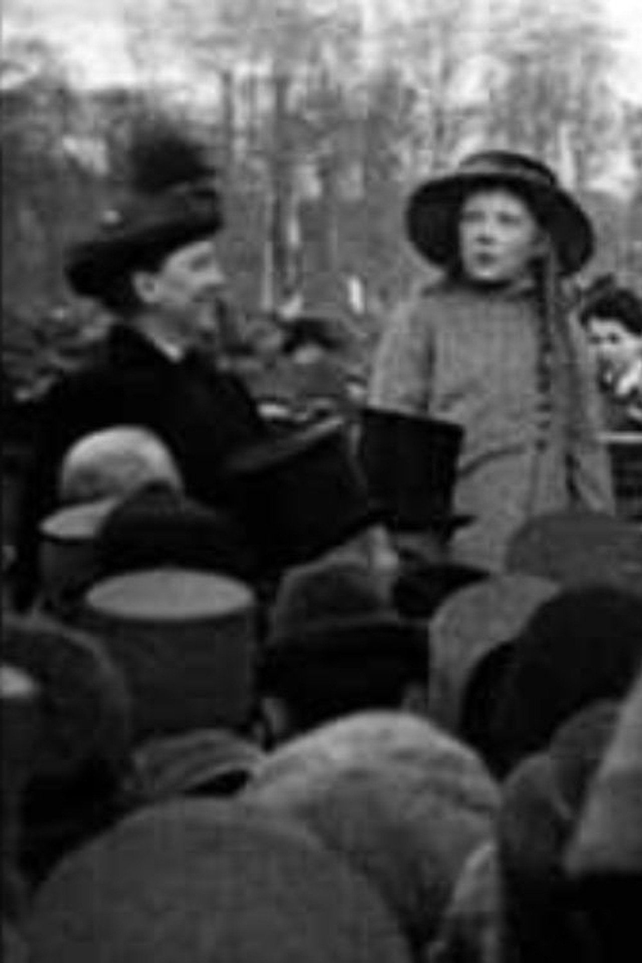 Monster Demonstration on Monday November 18, 1918 on the Malieveld in The Hague Backdrop