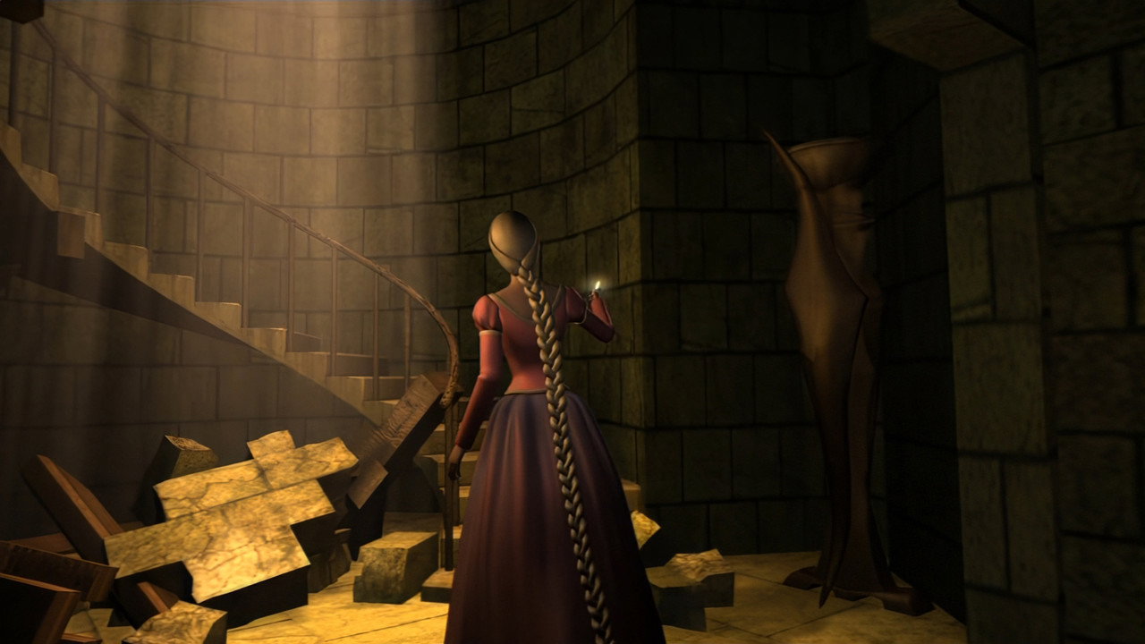 Barbie as Rapunzel background 38
