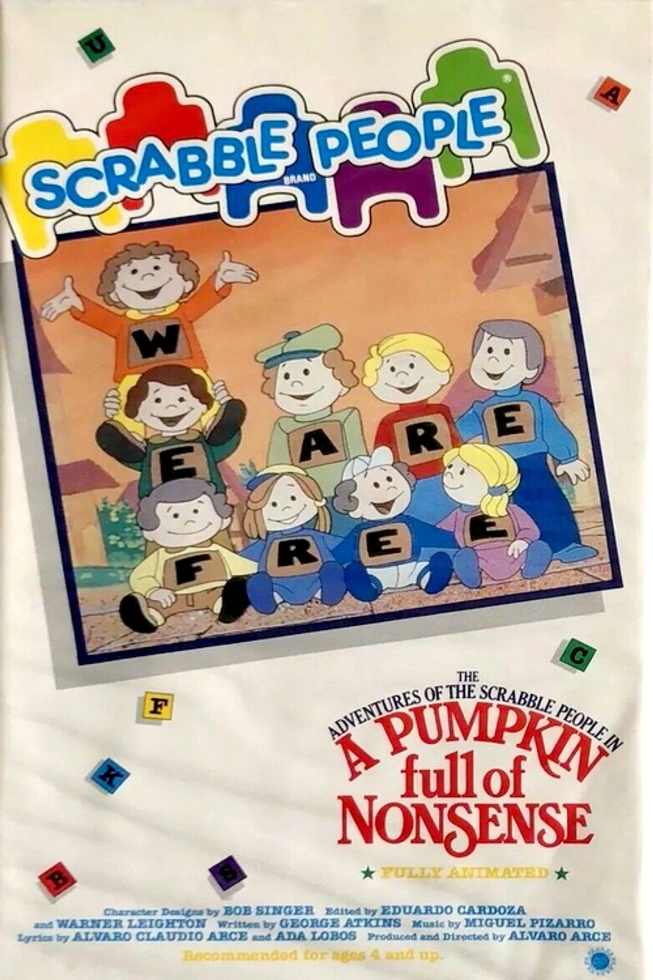 The Adventures of the Scrabble People in a Pumpkin Full of Nonsense filmaffisch