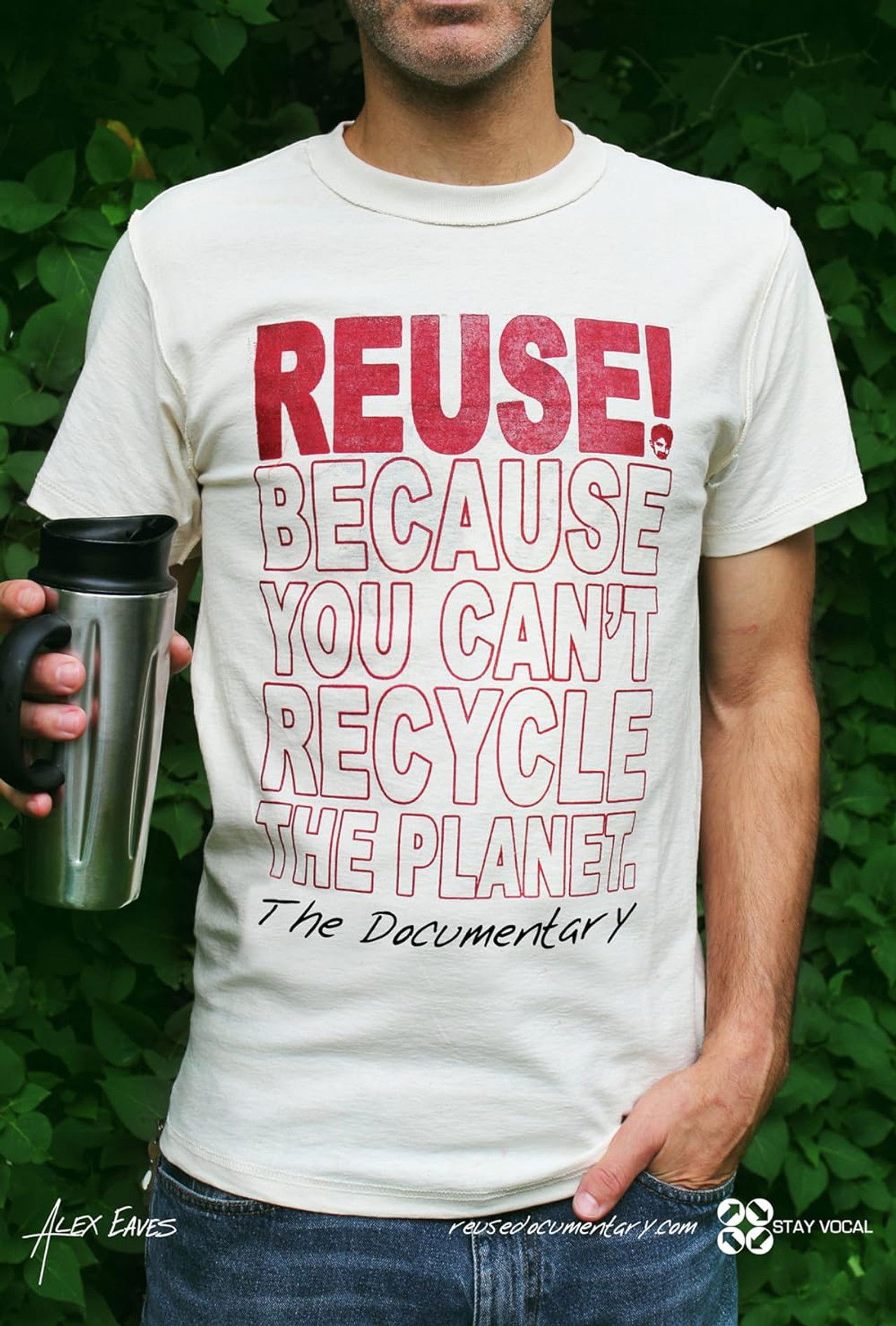 REUSE Because You Can't Recycle The Planet Backdrop